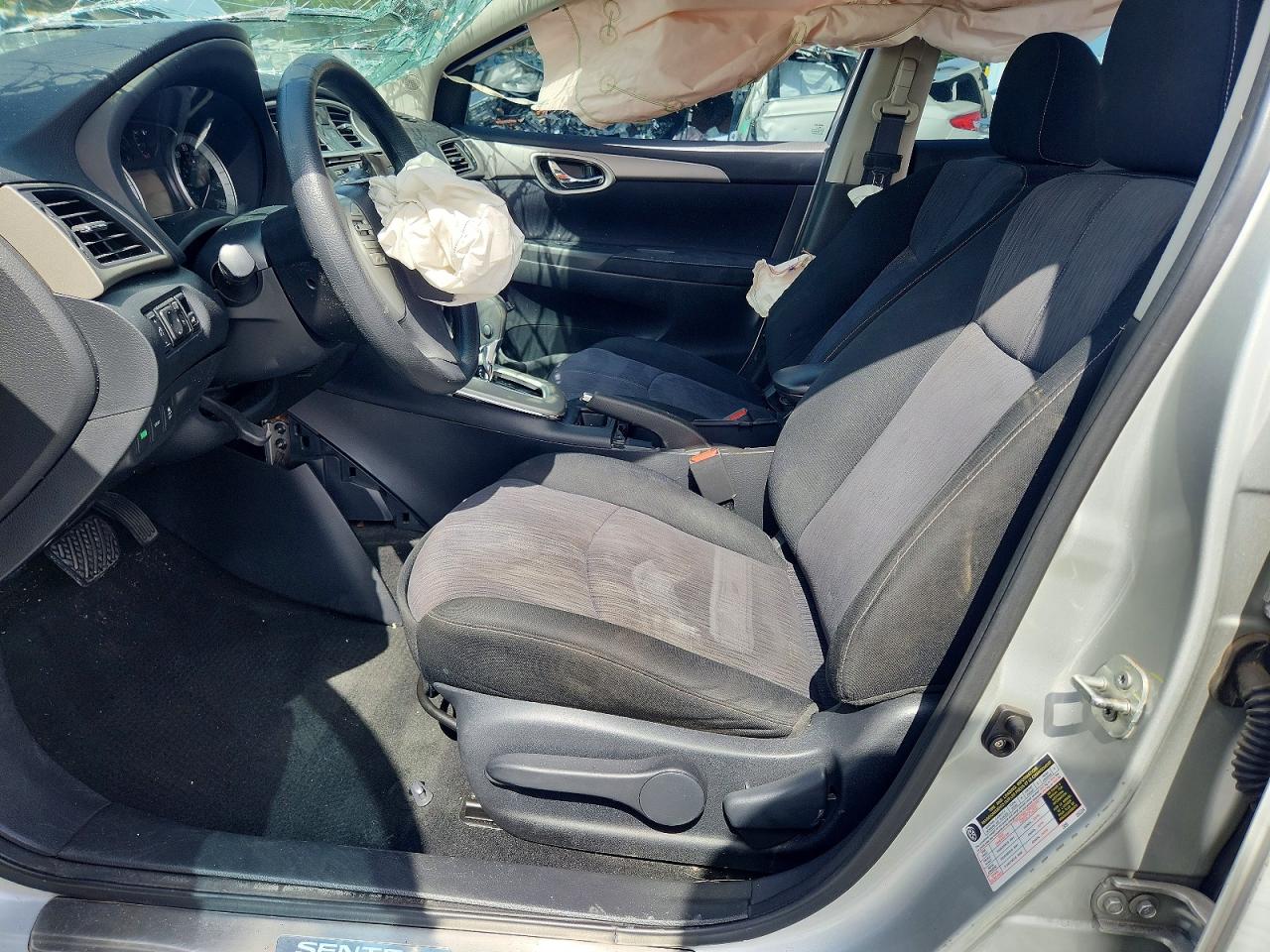 2014 Nissan Sentra Sv Silver vin: 3N1AB7AP3EY246298