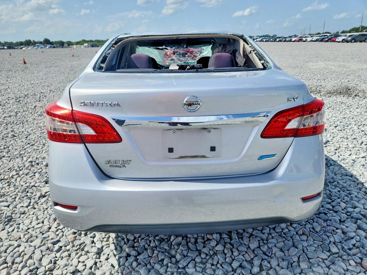 2014 Nissan Sentra Sv Silver vin: 3N1AB7AP3EY246298