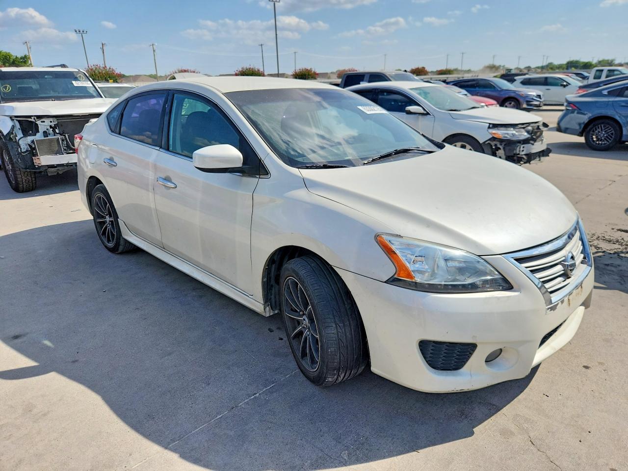 2014 Nissan Sentra Sr White vin: 3N1AB7AP3EY247905