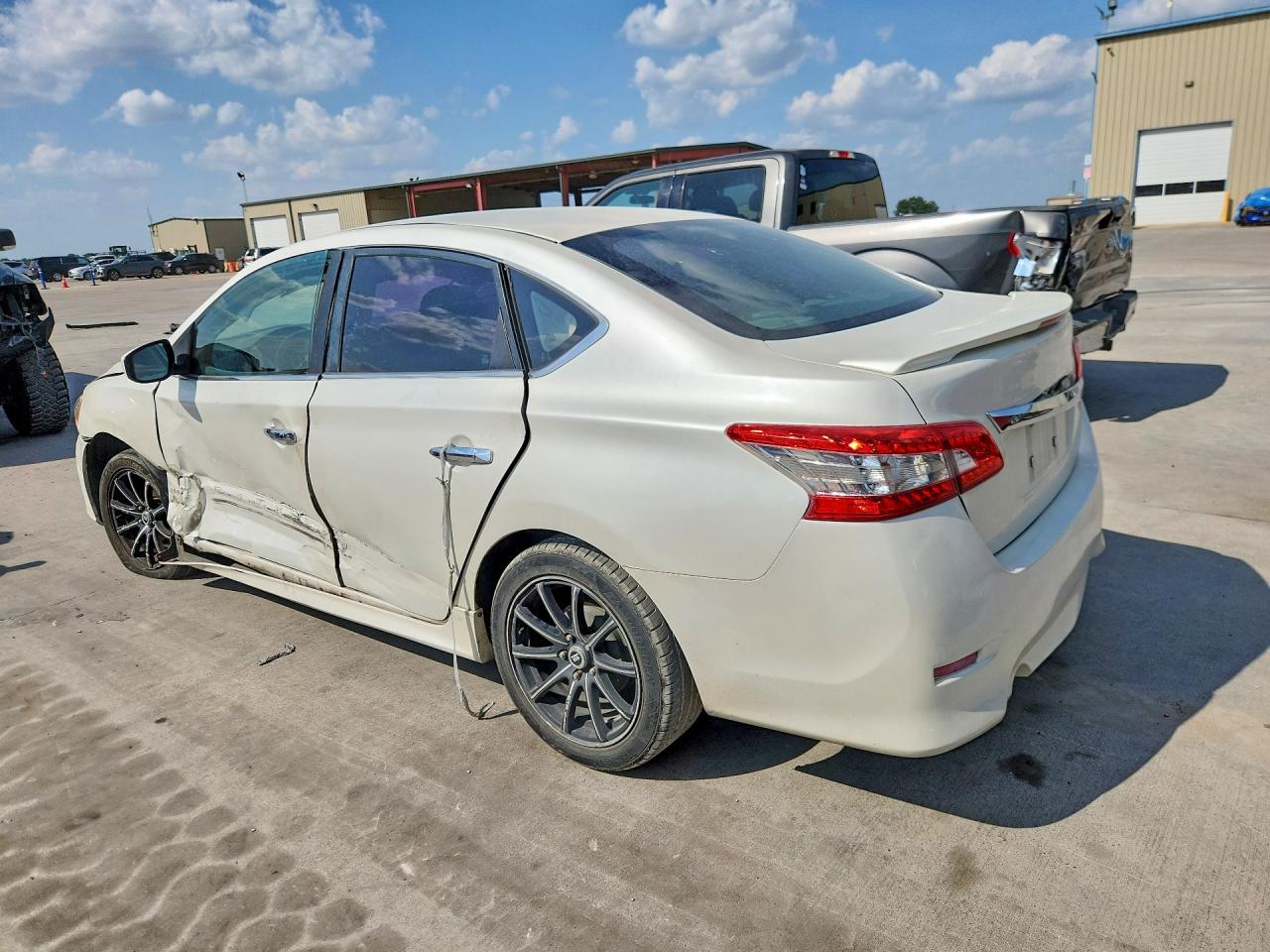 2014 Nissan Sentra Sr White vin: 3N1AB7AP3EY247905