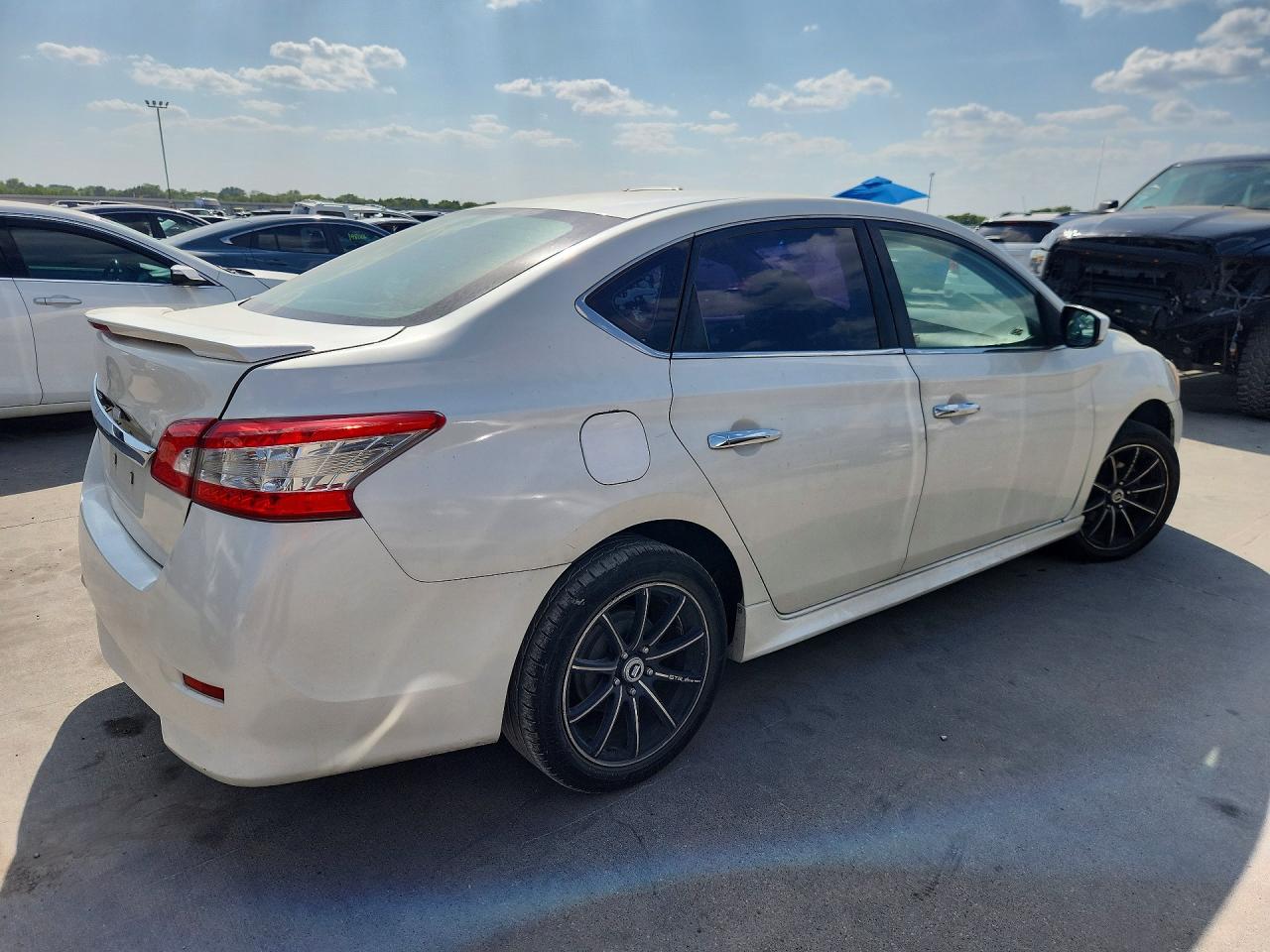 2014 Nissan Sentra Sr White vin: 3N1AB7AP3EY247905