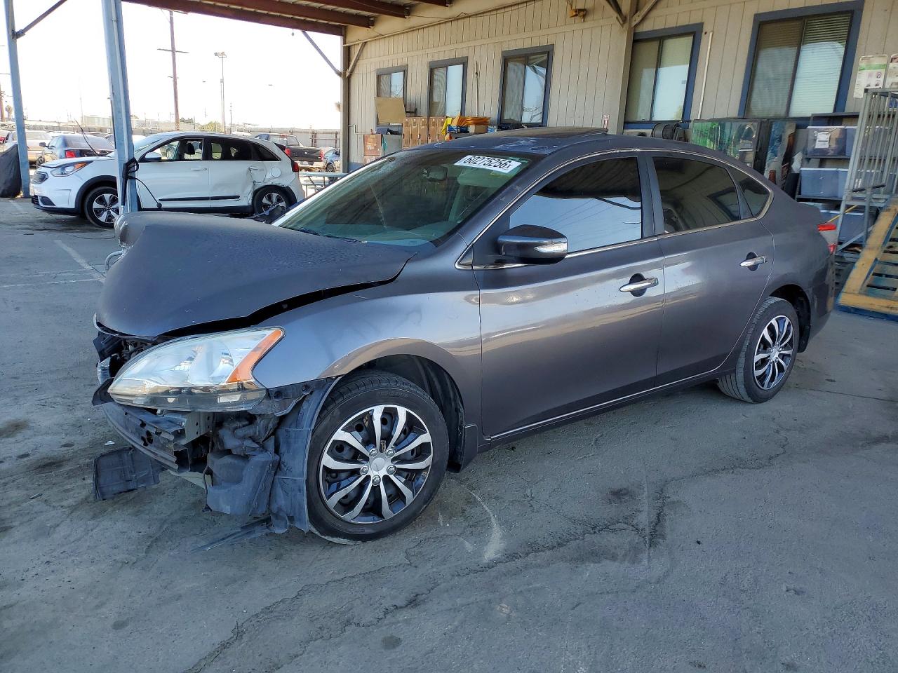 2014 Nissan Sentra Sl Серый vin: 3N1AB7AP3EY248455