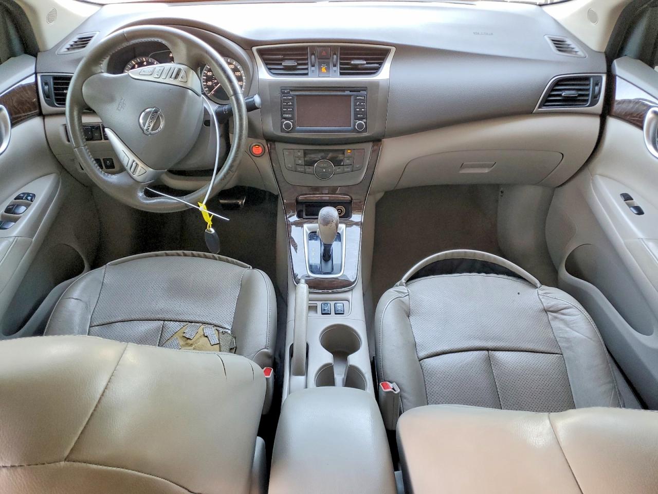 2014 Nissan Sentra Sl Серый vin: 3N1AB7AP3EY248455