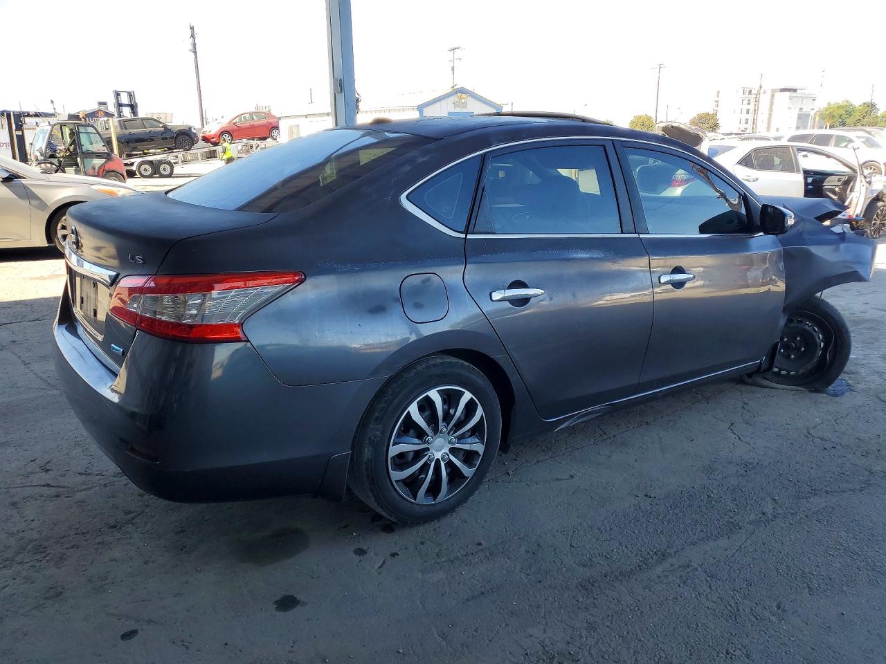 2014 Nissan Sentra Sl Серый vin: 3N1AB7AP3EY248455