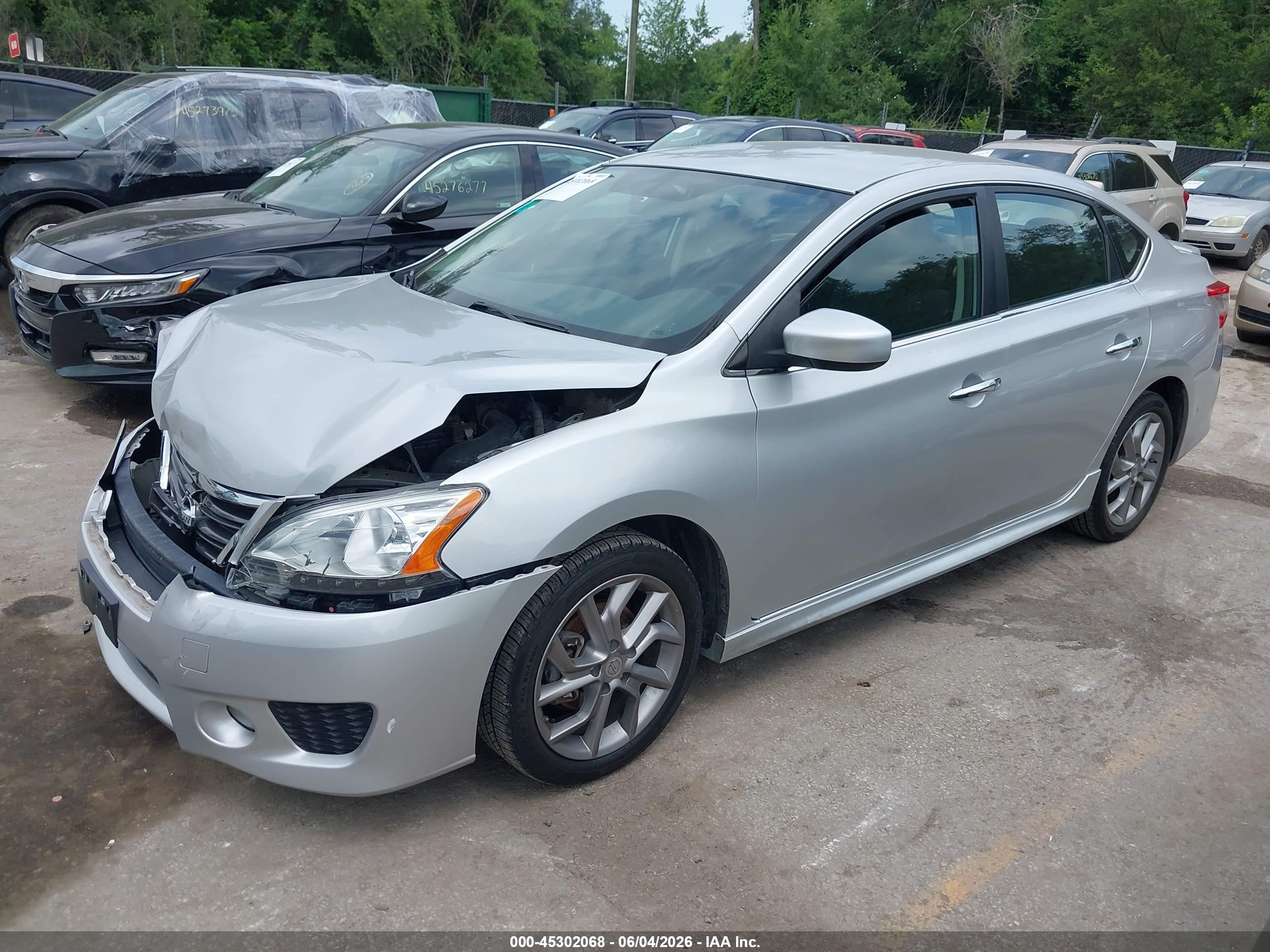2014 Nissan Sentra Sr Gray vin: 3N1AB7AP3EY256264