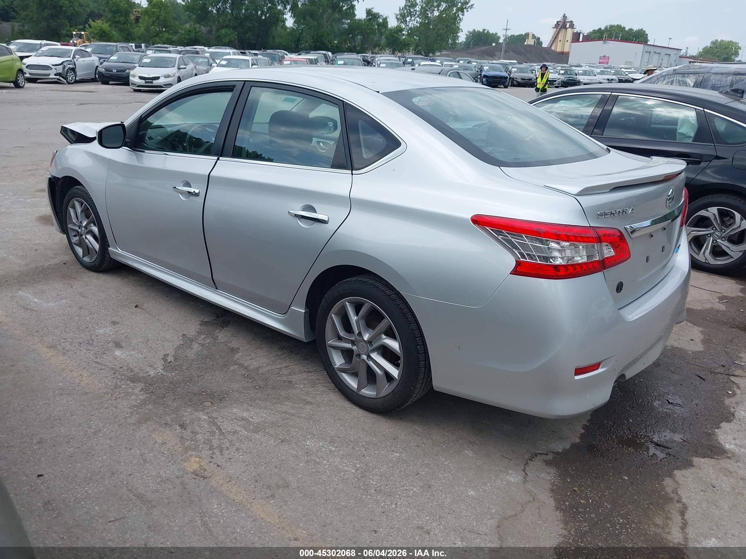 2014 Nissan Sentra Sr Gray vin: 3N1AB7AP3EY256264
