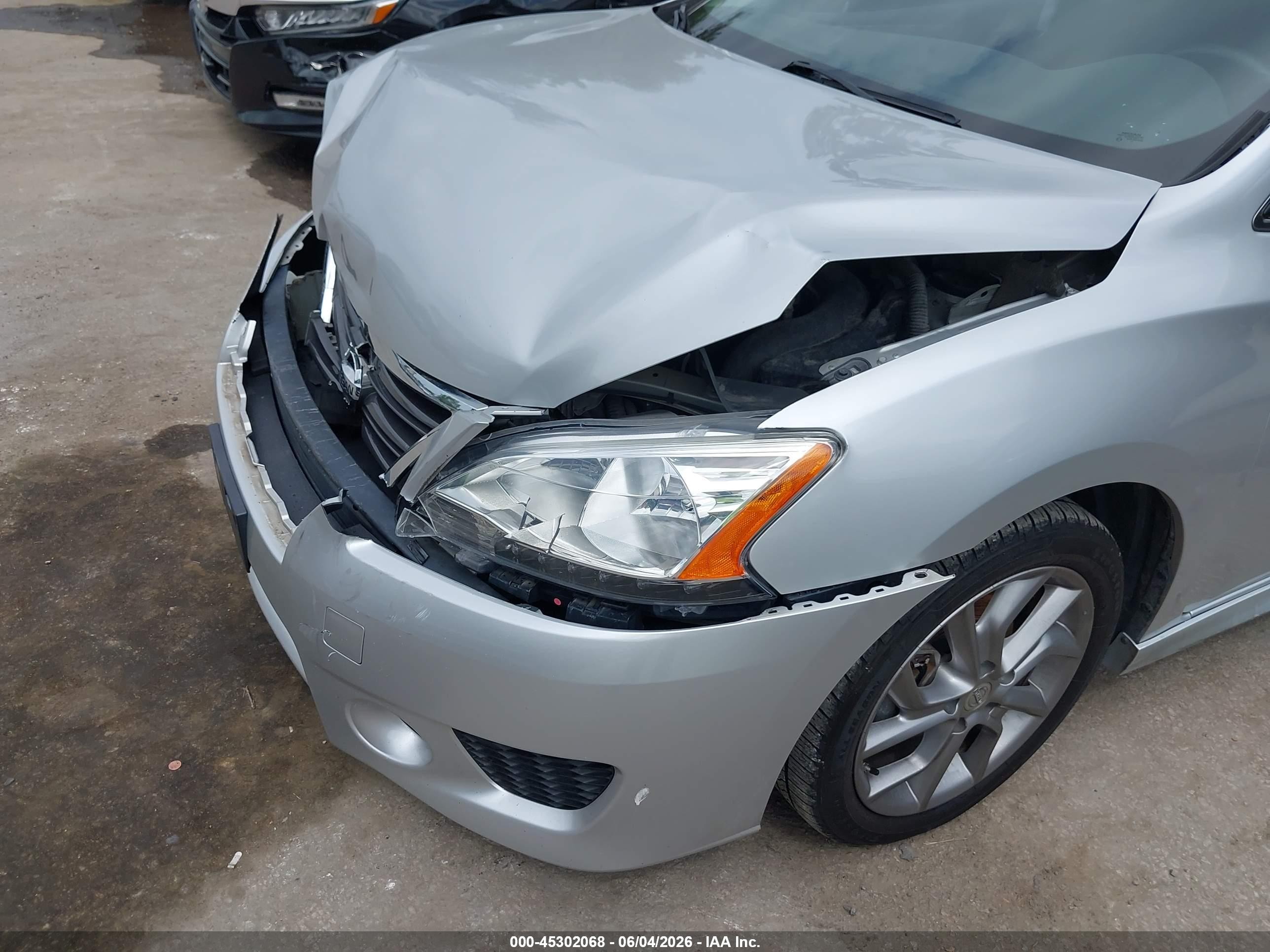 2014 Nissan Sentra Sr Gray vin: 3N1AB7AP3EY256264