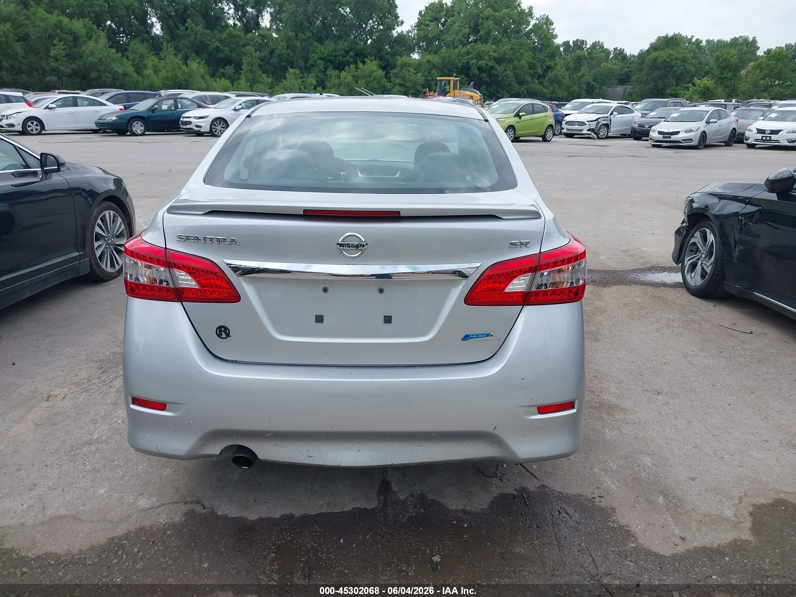 2014 Nissan Sentra Sr Gray vin: 3N1AB7AP3EY256264