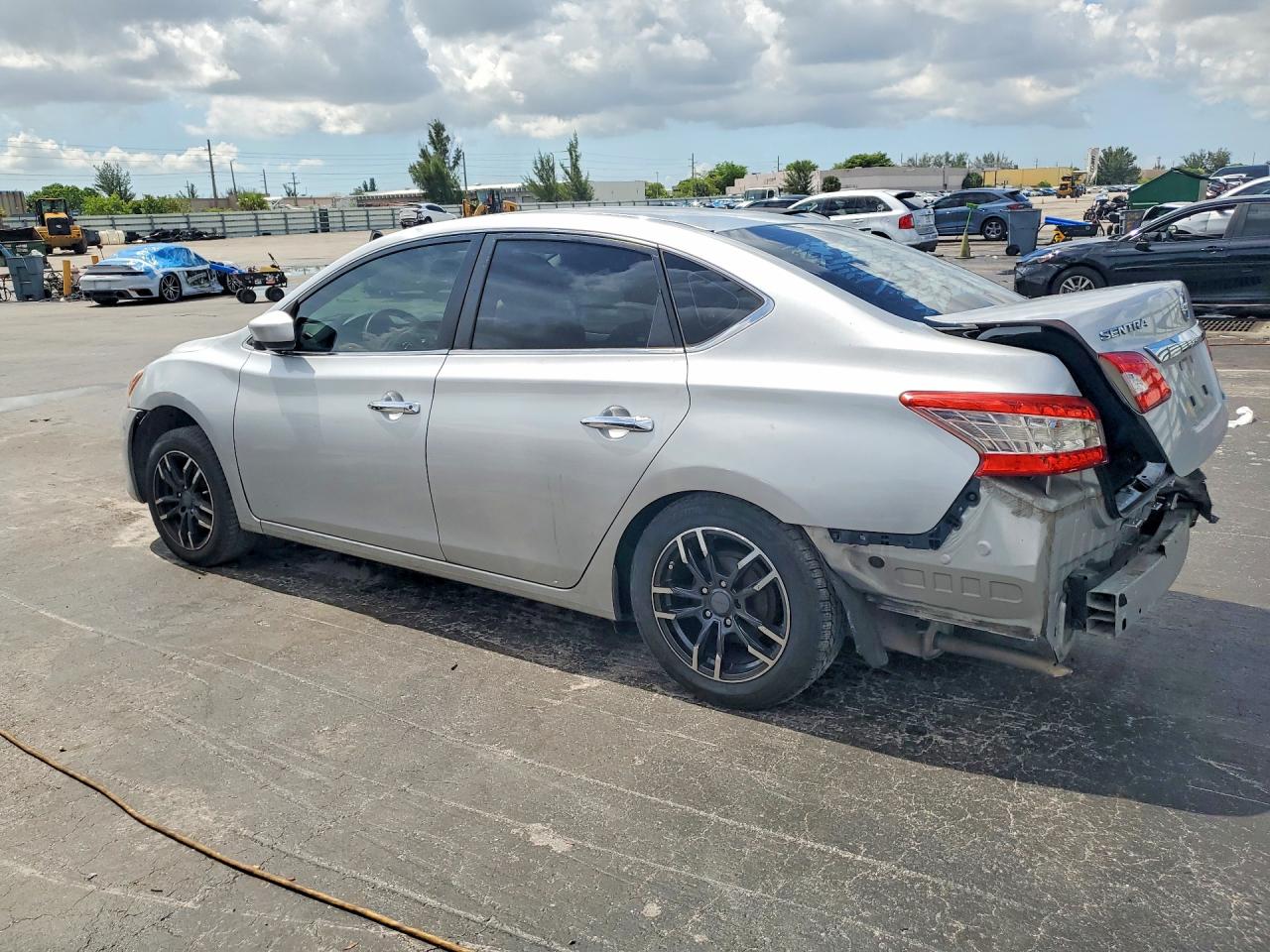2014 Nissan Sentra S Gray vin: 3N1AB7AP3EY261786
