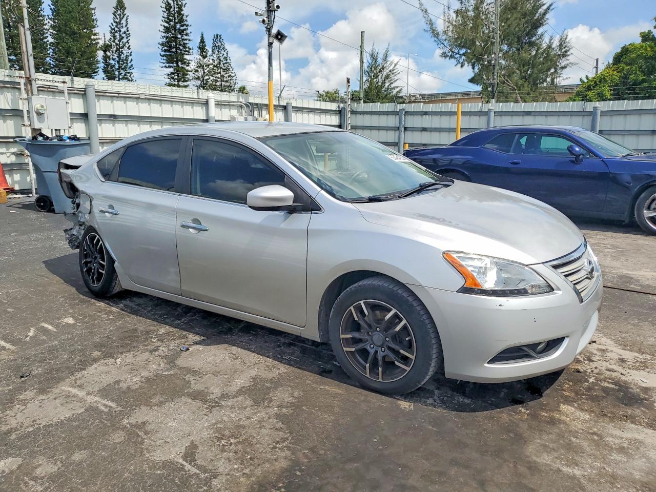 2014 Nissan Sentra S Gray vin: 3N1AB7AP3EY261786