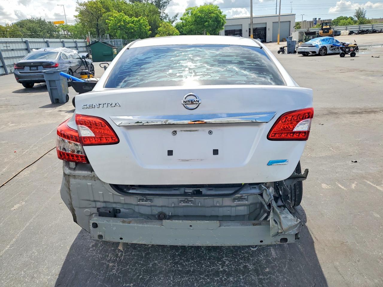 2014 Nissan Sentra S Gray vin: 3N1AB7AP3EY261786