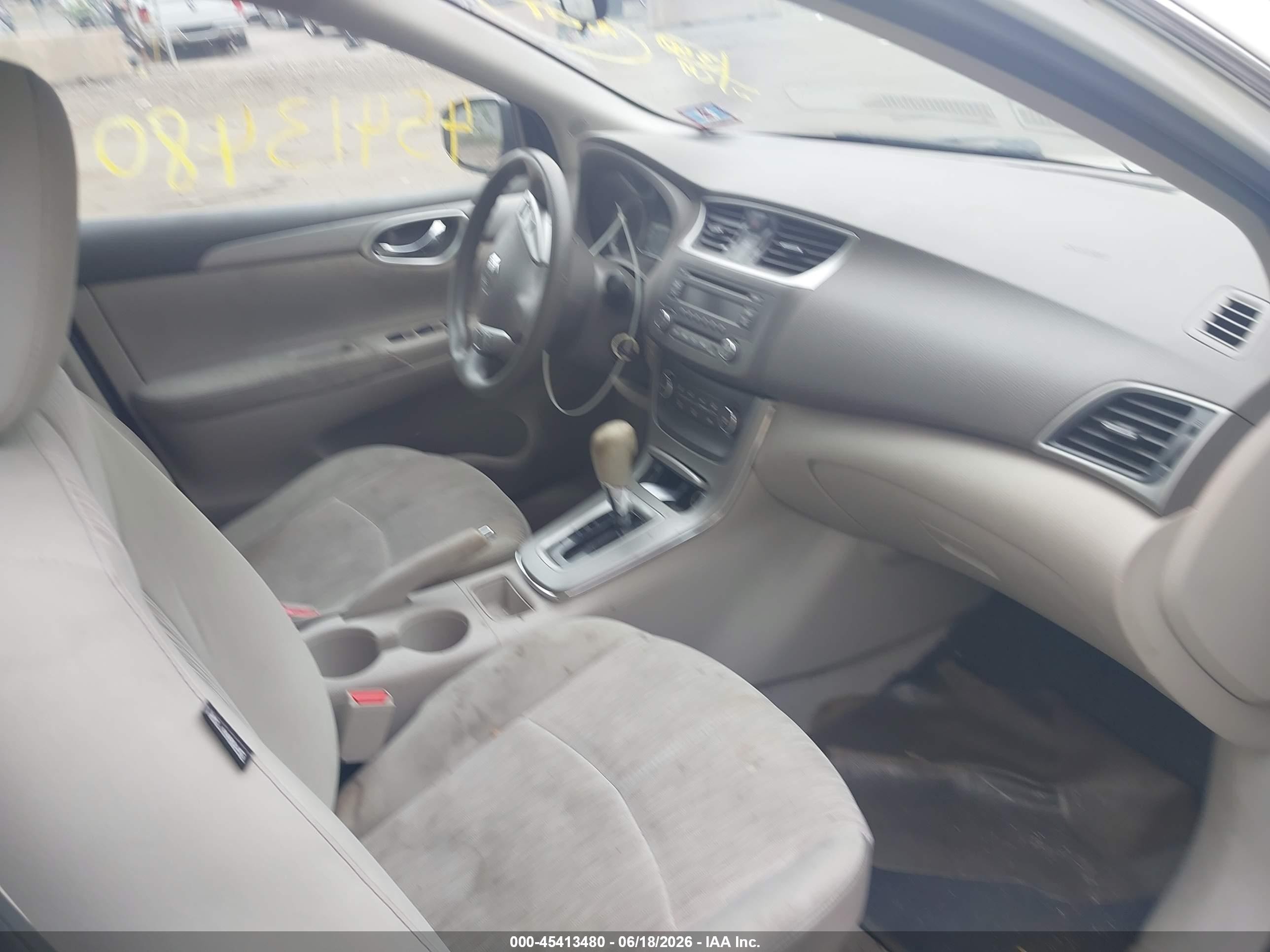 2014 Nissan Sentra Sv White vin: 3N1AB7AP3EY264462