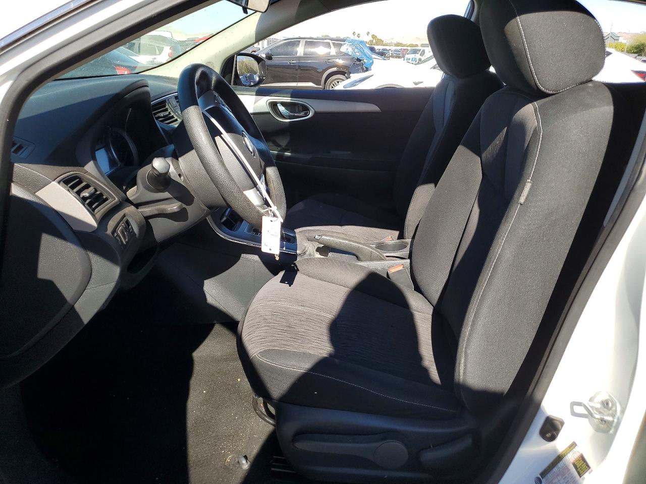 2014 Nissan Sentra Sv White vin: 3N1AB7AP3EY265028