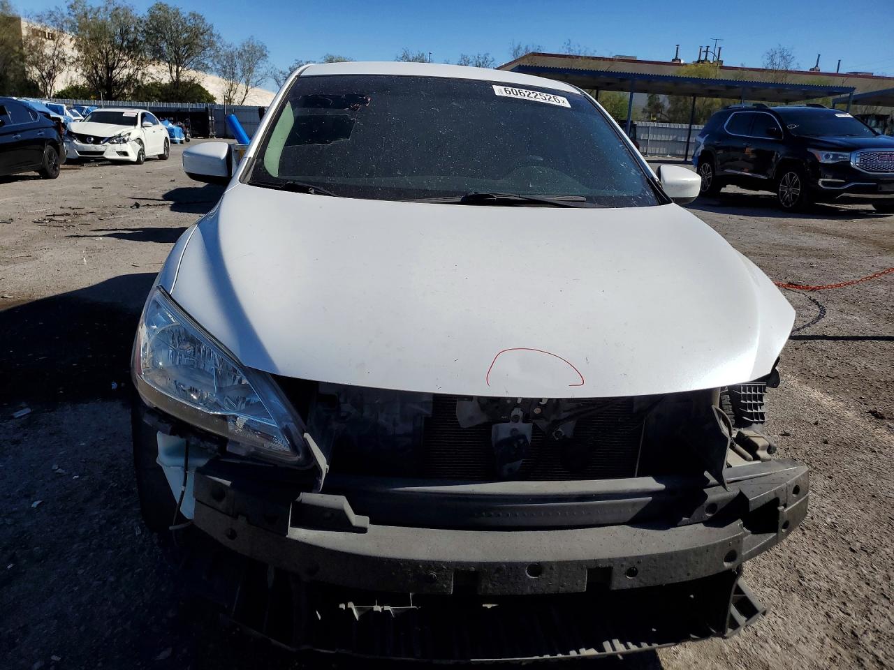 2014 Nissan Sentra Sv White vin: 3N1AB7AP3EY265028