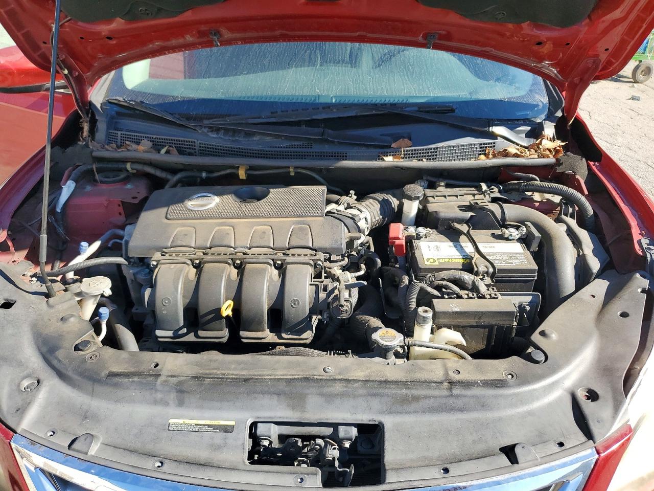2014 Nissan Sentra Sv Red vin: 3N1AB7AP3EY271024