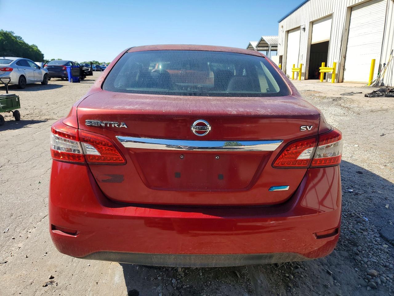 2014 Nissan Sentra Sv Red vin: 3N1AB7AP3EY271024