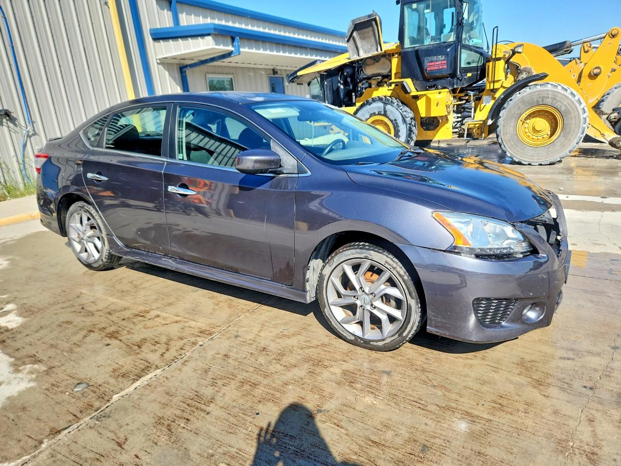 2014 Nissan Sentra Sr Gray vin: 3N1AB7AP3EY279172