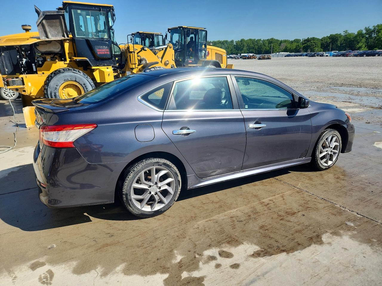 2014 Nissan Sentra Sr Gray vin: 3N1AB7AP3EY279172