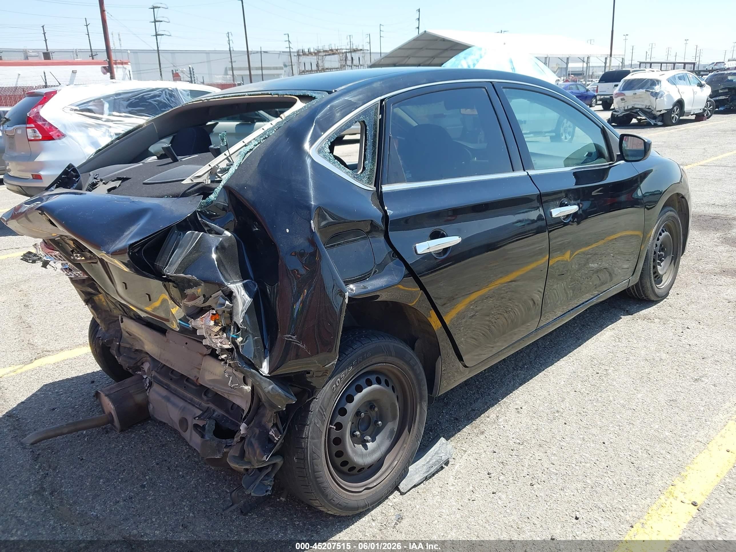 2014 Nissan Sentra S Black vin: 3N1AB7AP3EY279589