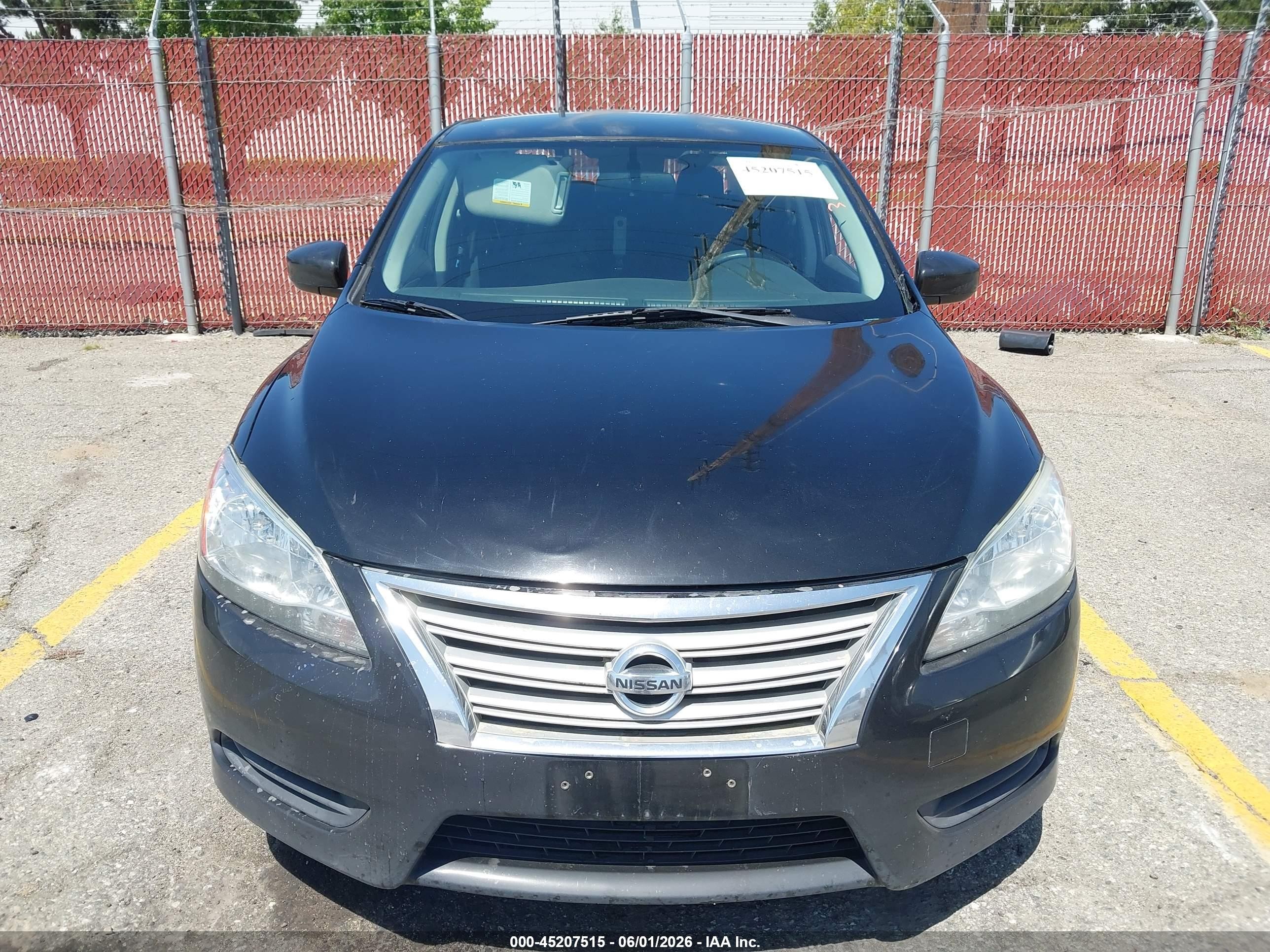 2014 Nissan Sentra S Black vin: 3N1AB7AP3EY279589