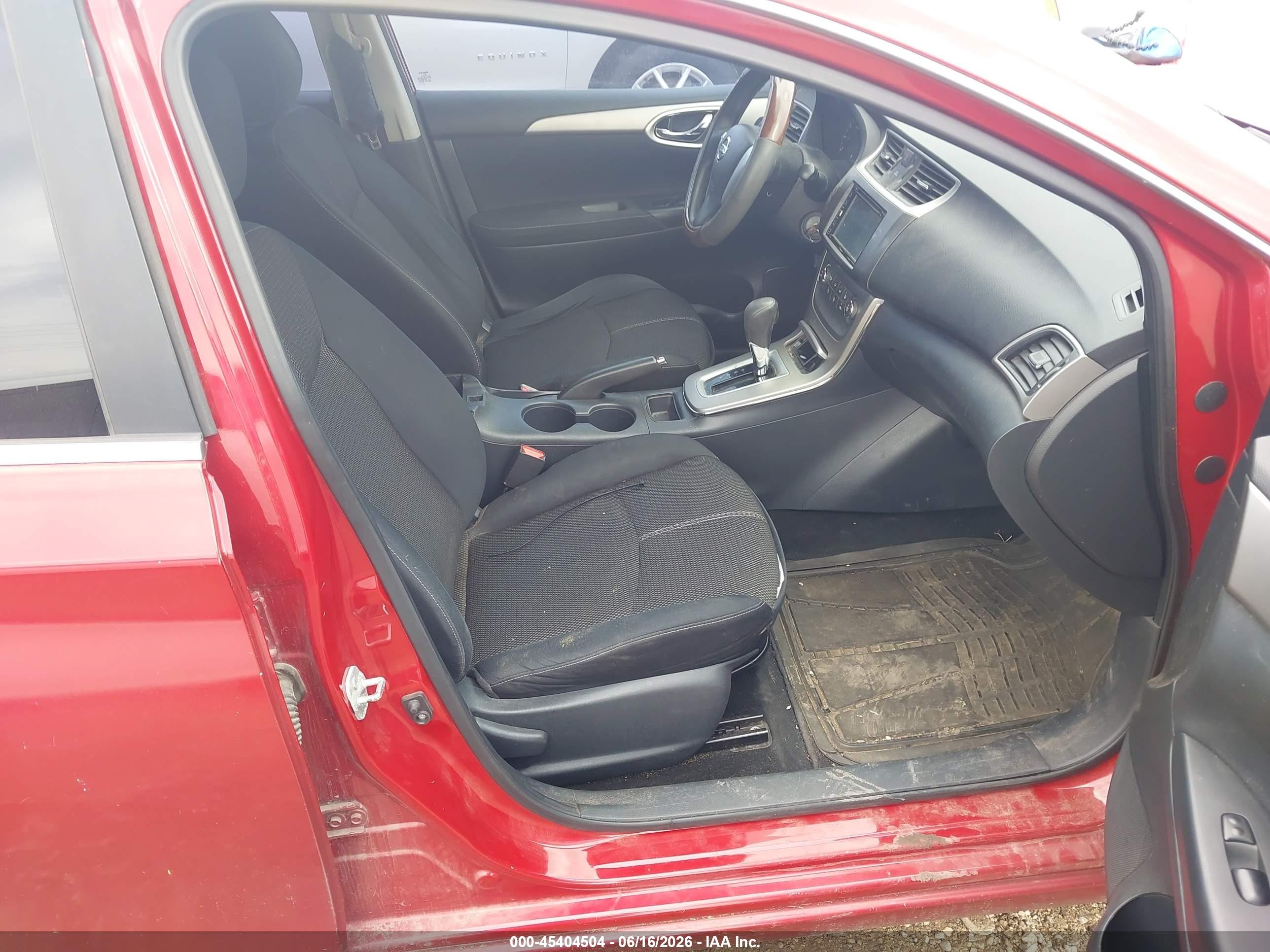 2014 Nissan Sentra S Red vin: 3N1AB7AP3EY282458