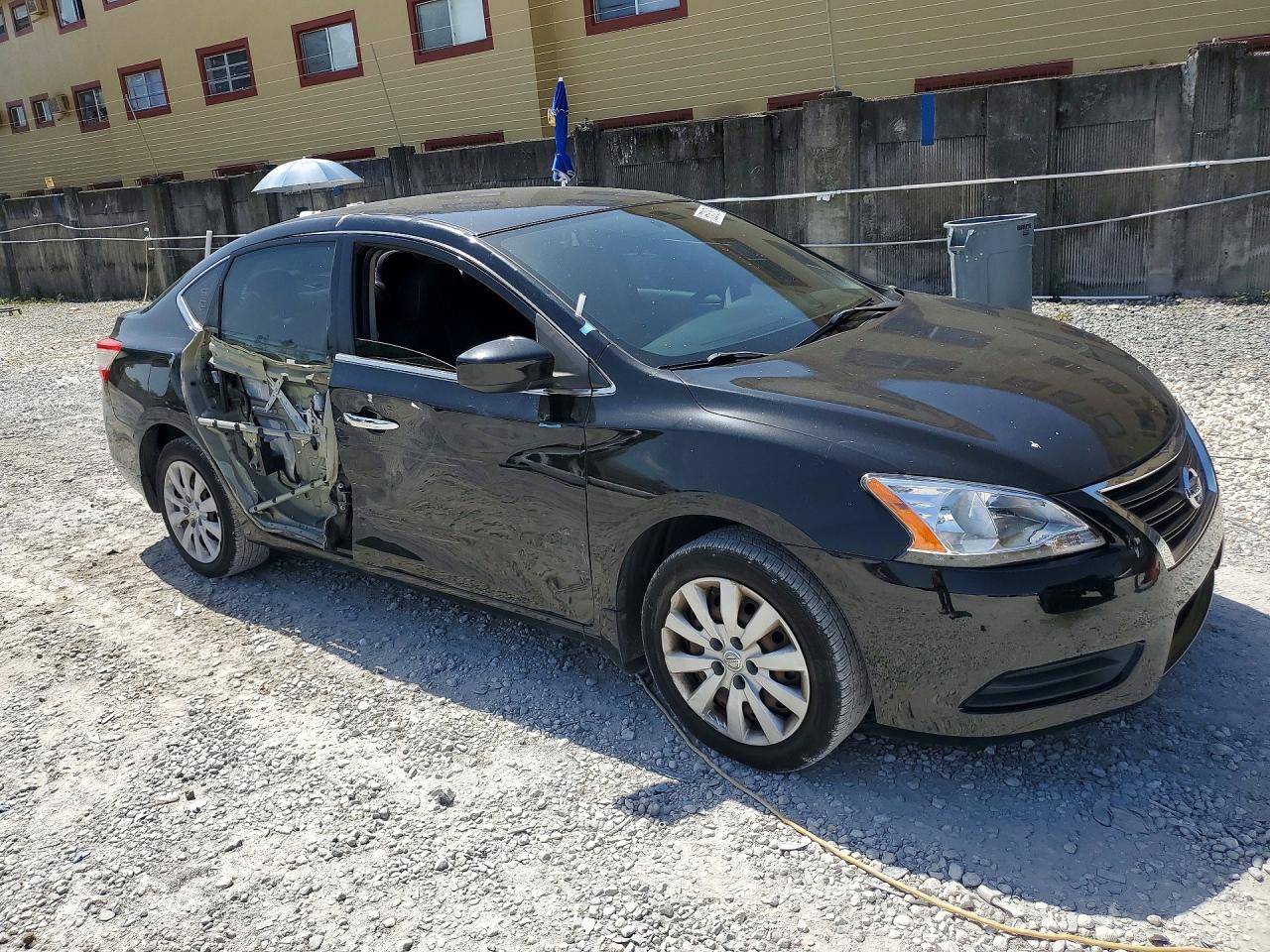 2014 Nissan Sentra S Black vin: 3N1AB7AP3EY302840