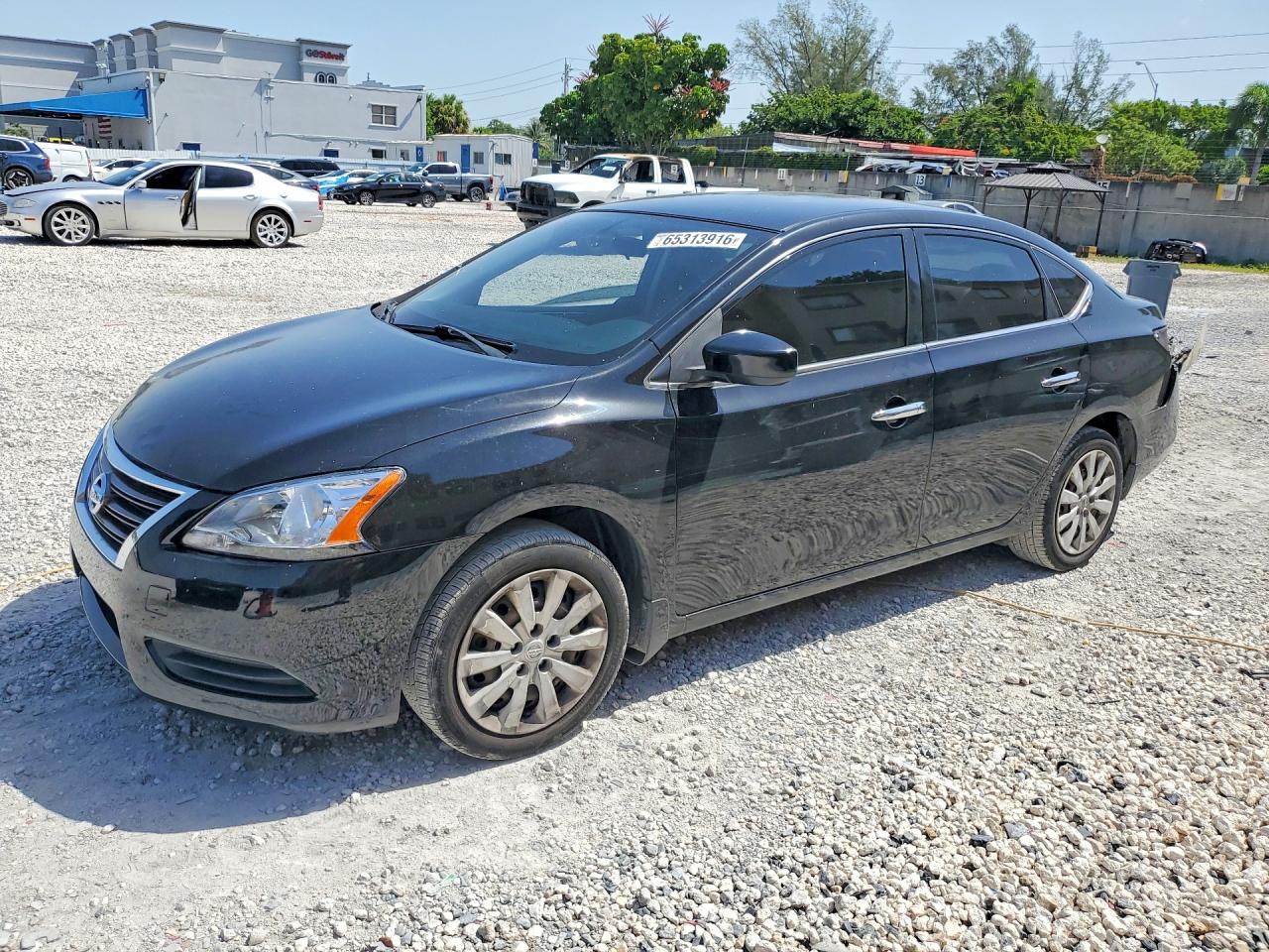 2014 Nissan Sentra S Black vin: 3N1AB7AP3EY302840