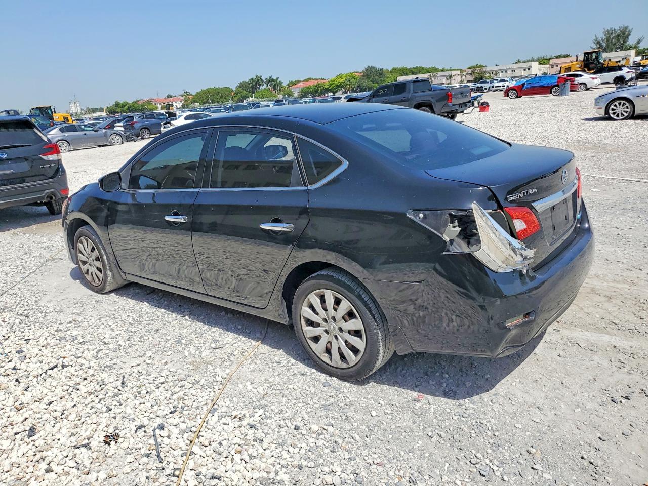 2014 Nissan Sentra S Black vin: 3N1AB7AP3EY302840