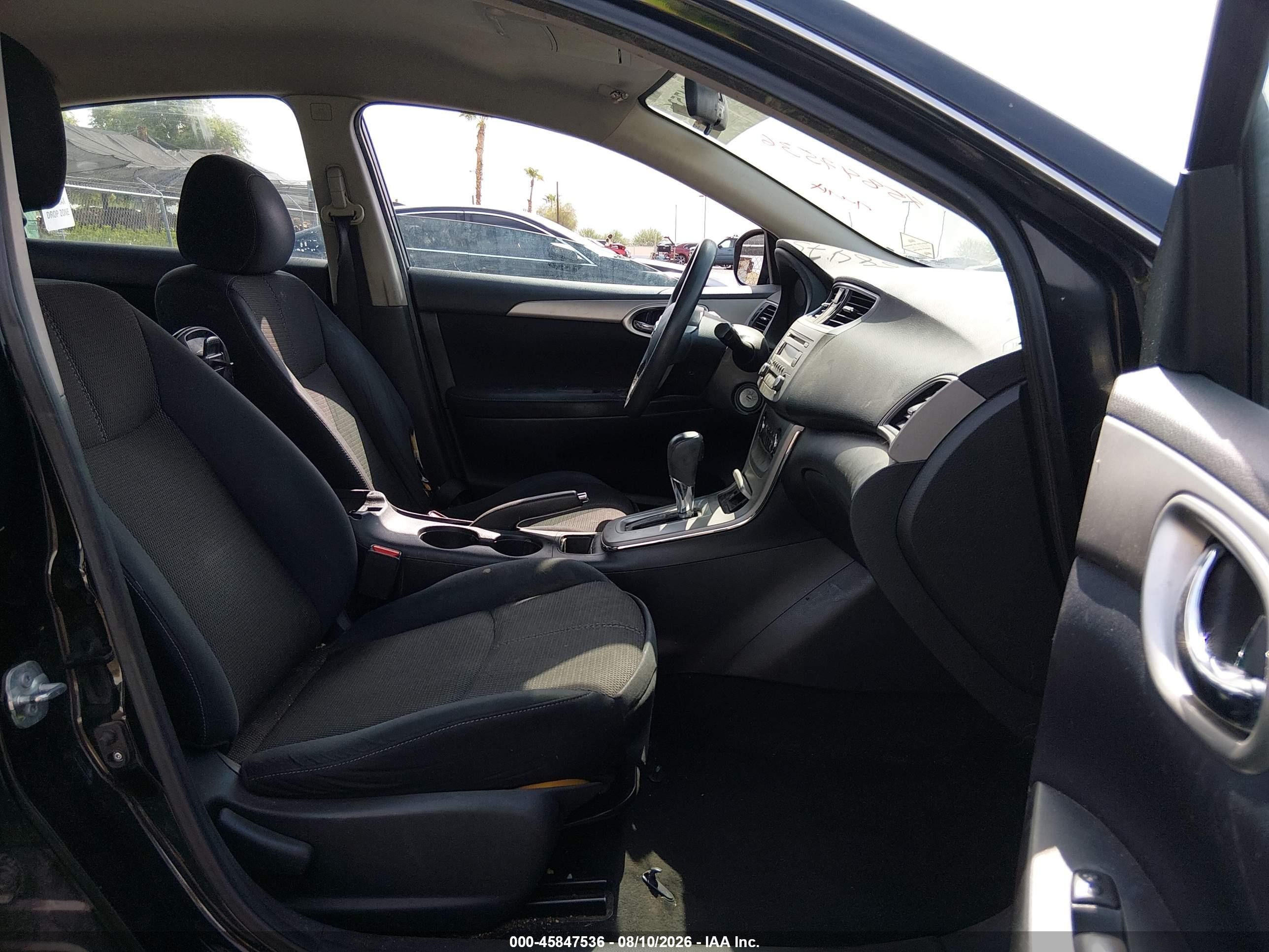 2014 Nissan Sentra S Black vin: 3N1AB7AP3EY305401