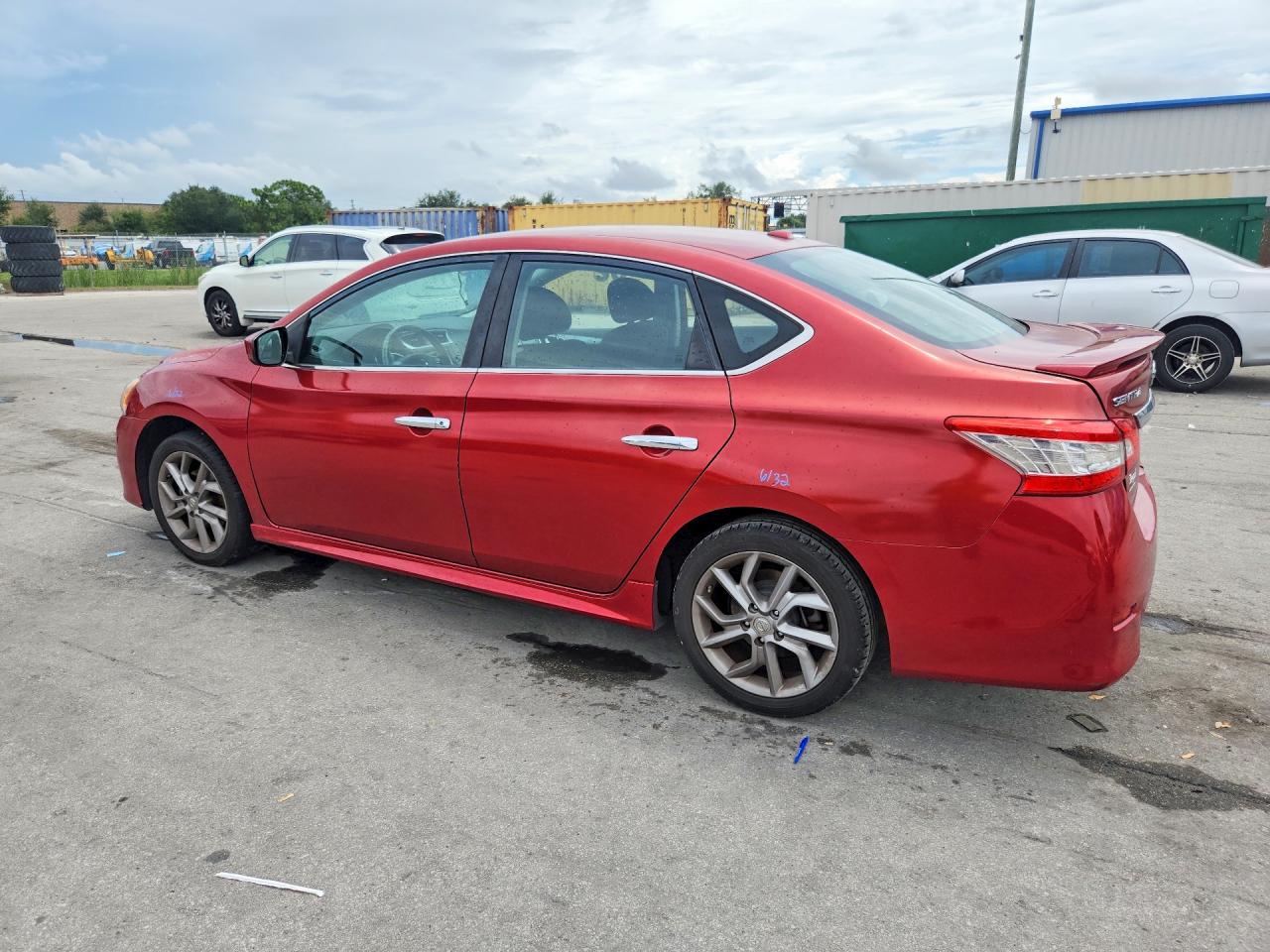 2014 Nissan Sentra Sr Red vin: 3N1AB7AP3EY307715
