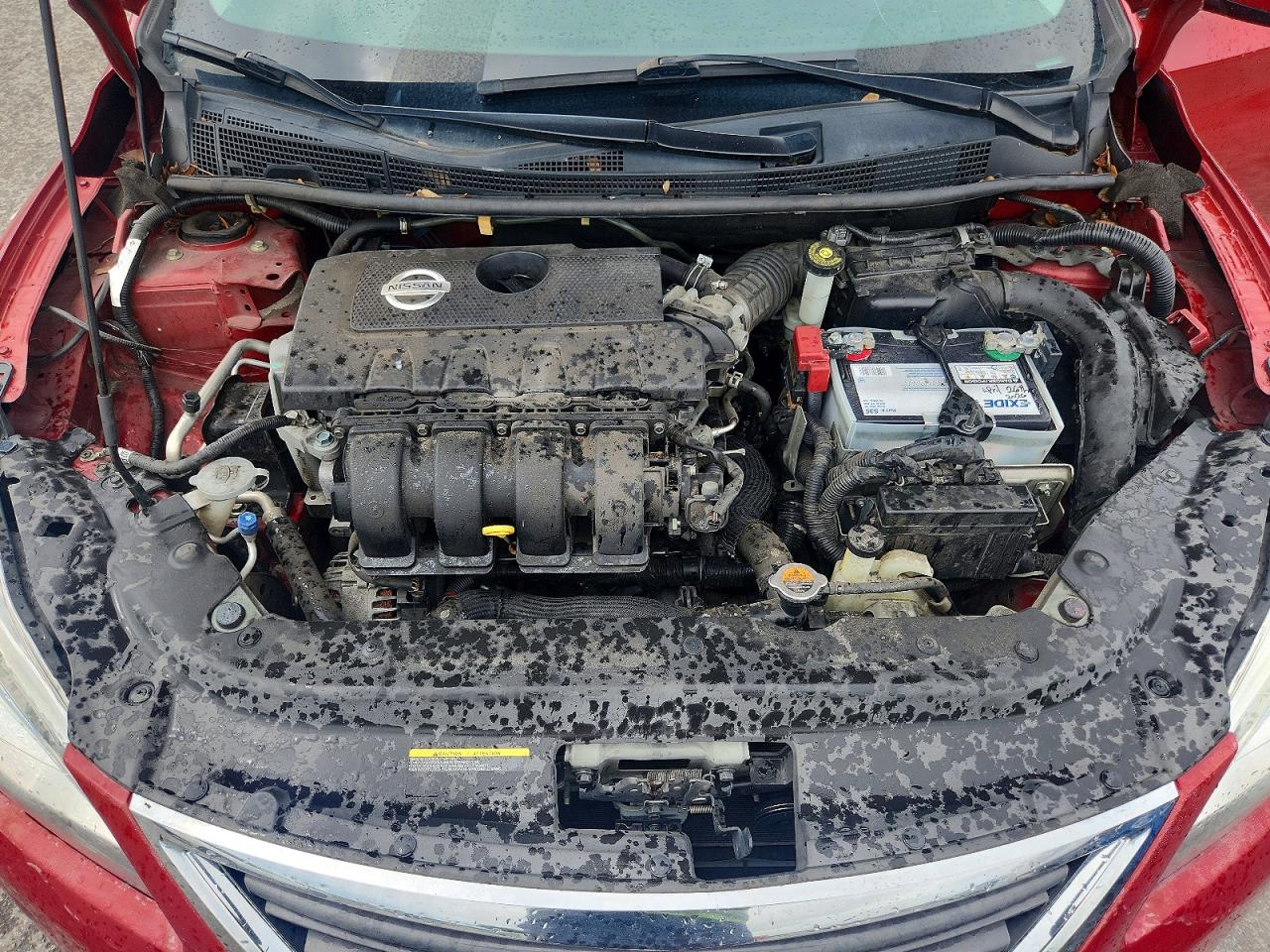 2014 Nissan Sentra Sr Red vin: 3N1AB7AP3EY307715