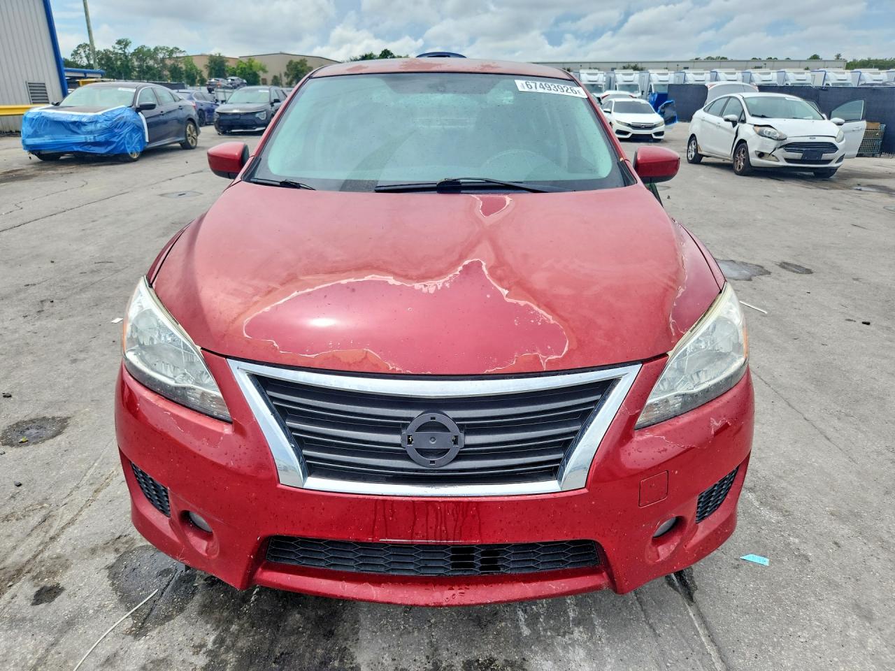 2014 Nissan Sentra Sr Red vin: 3N1AB7AP3EY307715