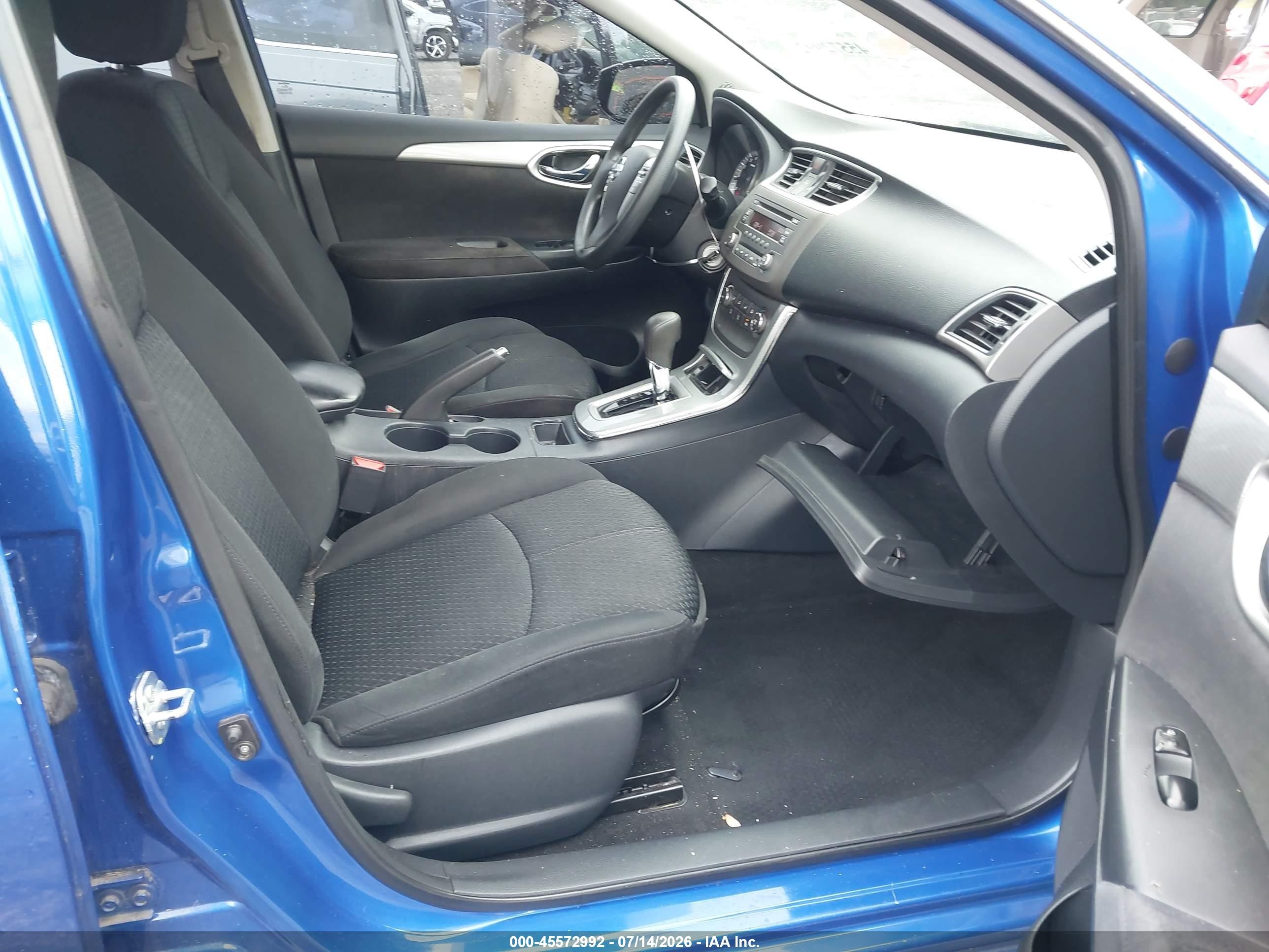 2014 Nissan Sentra Sr Blue vin: 3N1AB7AP3EY321324