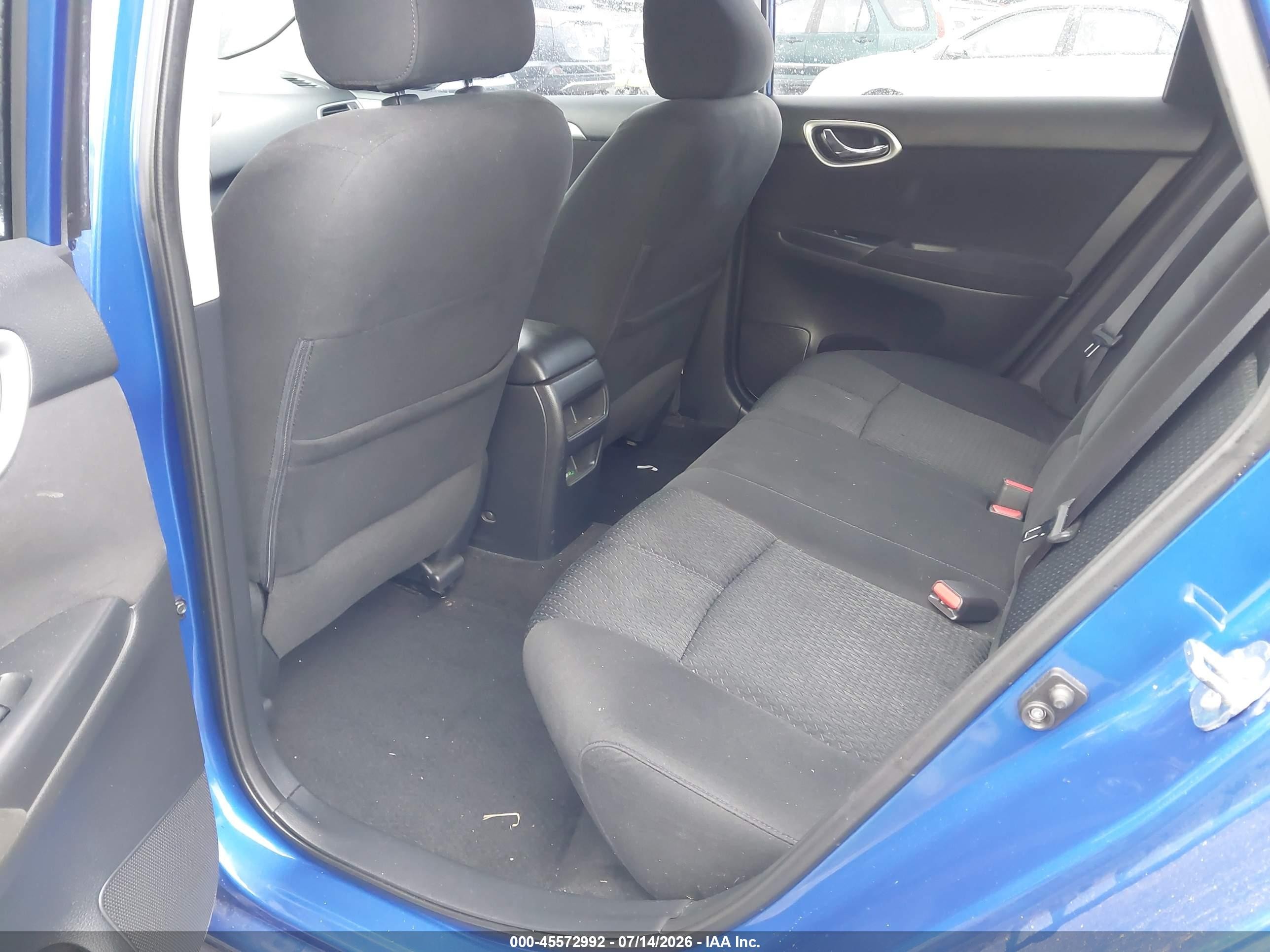 2014 Nissan Sentra Sr Blue vin: 3N1AB7AP3EY321324
