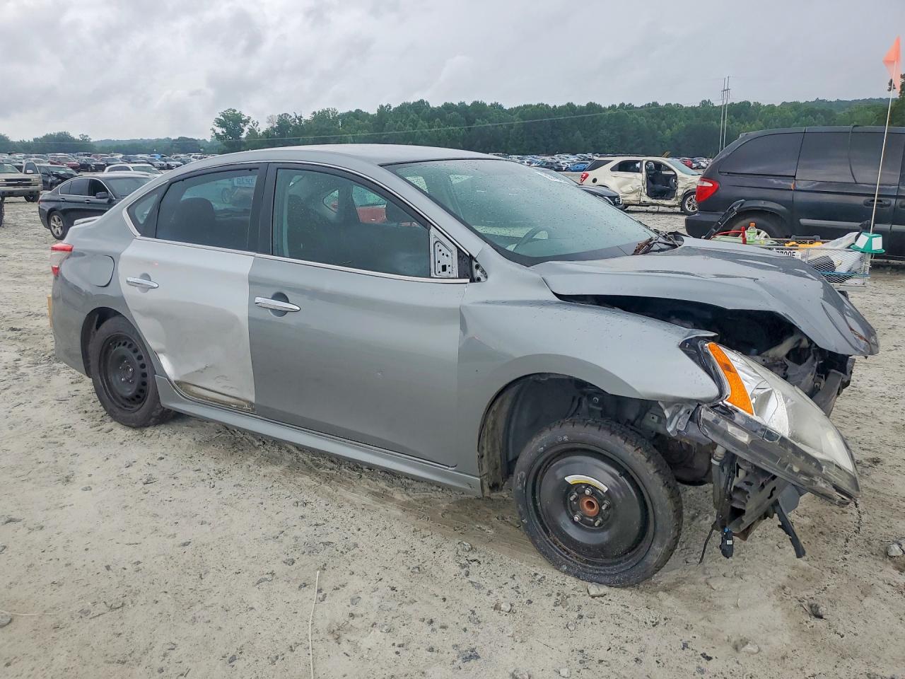 2014 Nissan Sentra Sr Gray vin: 3N1AB7AP3EY321937