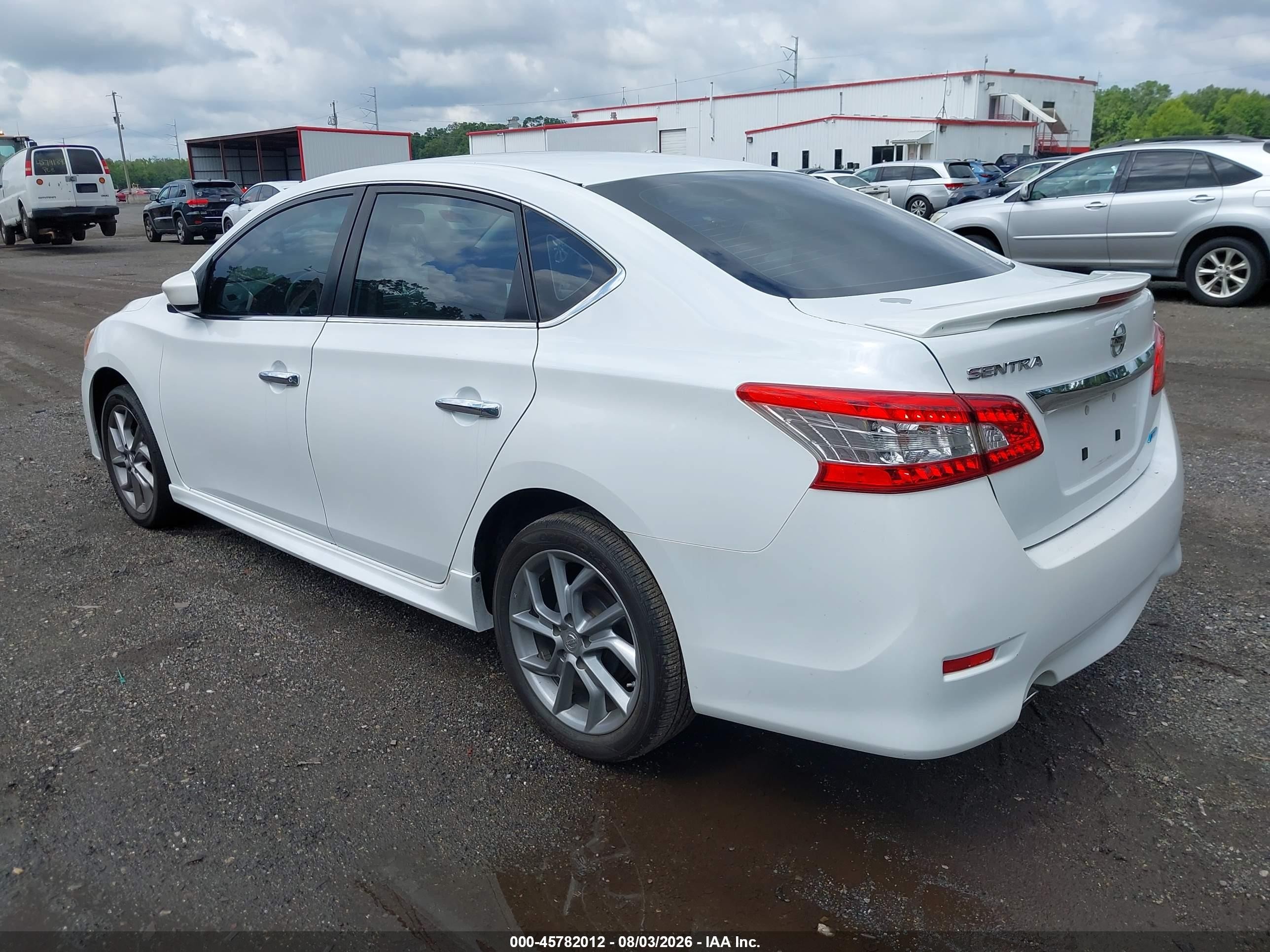 2014 Nissan Sentra Sr White vin: 3N1AB7AP3EY324059