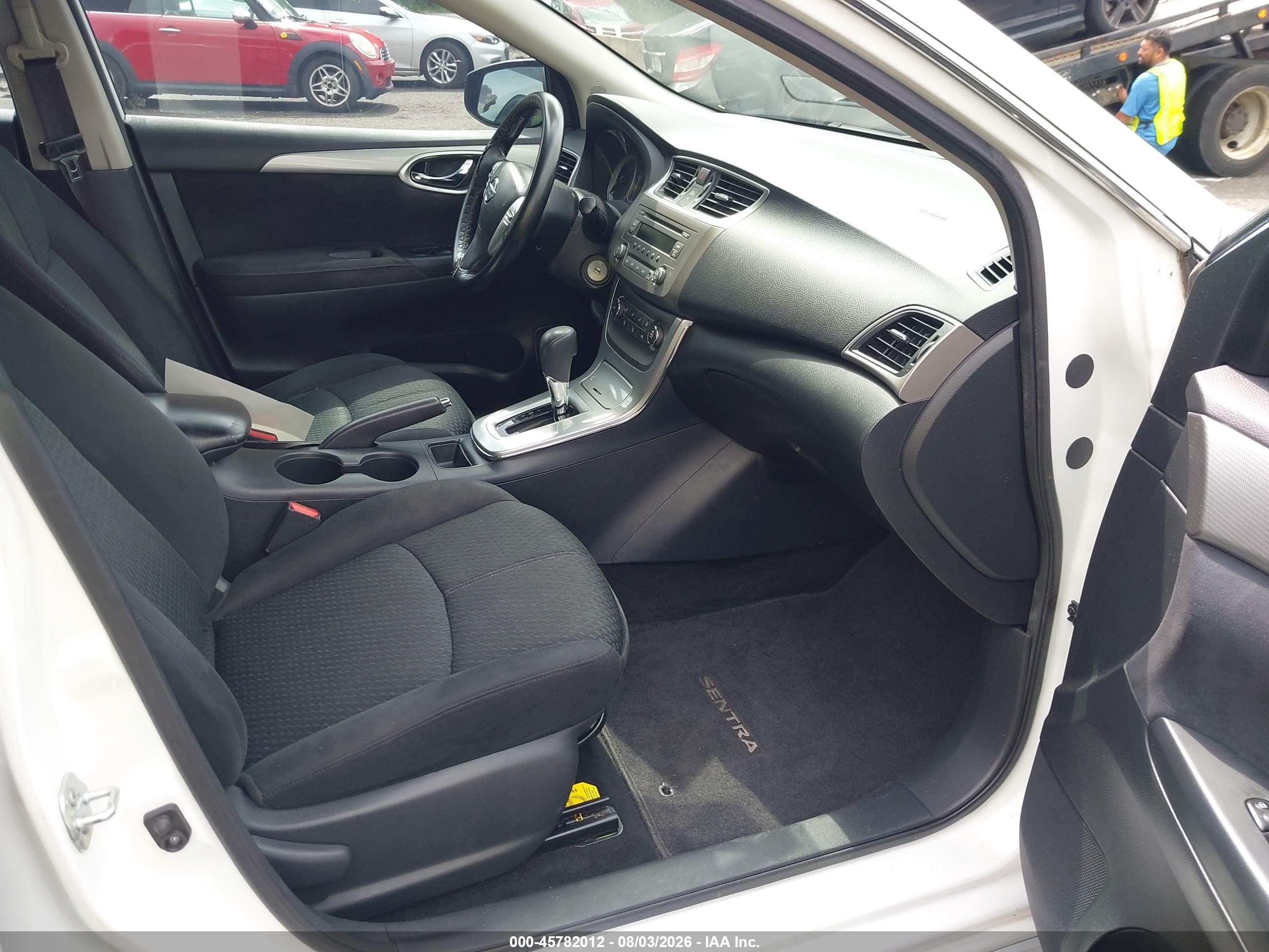 2014 Nissan Sentra Sr White vin: 3N1AB7AP3EY324059