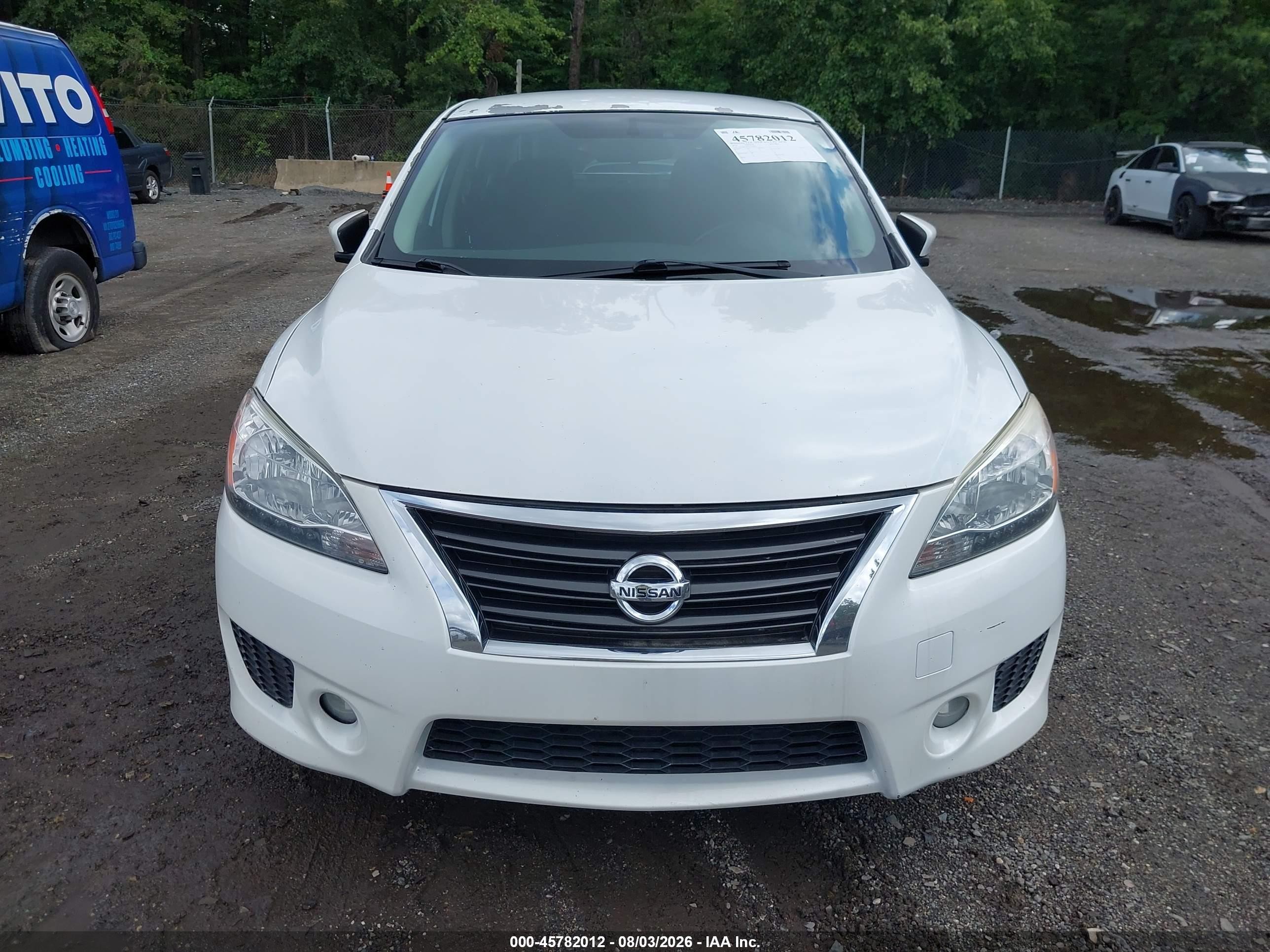 2014 Nissan Sentra Sr White vin: 3N1AB7AP3EY324059