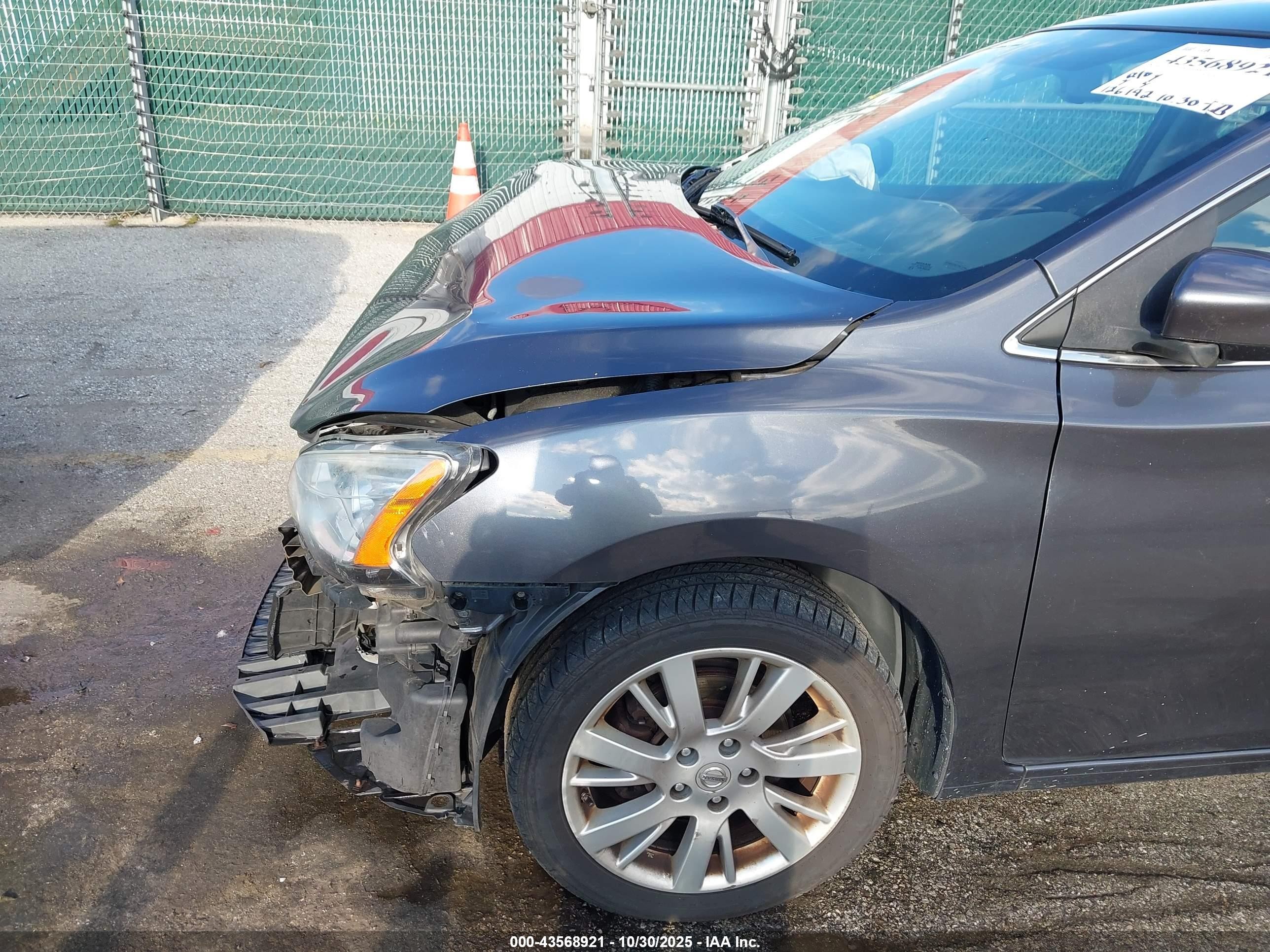 2014 Nissan Sentra Sl Gray vin: 3N1AB7AP3EY324742