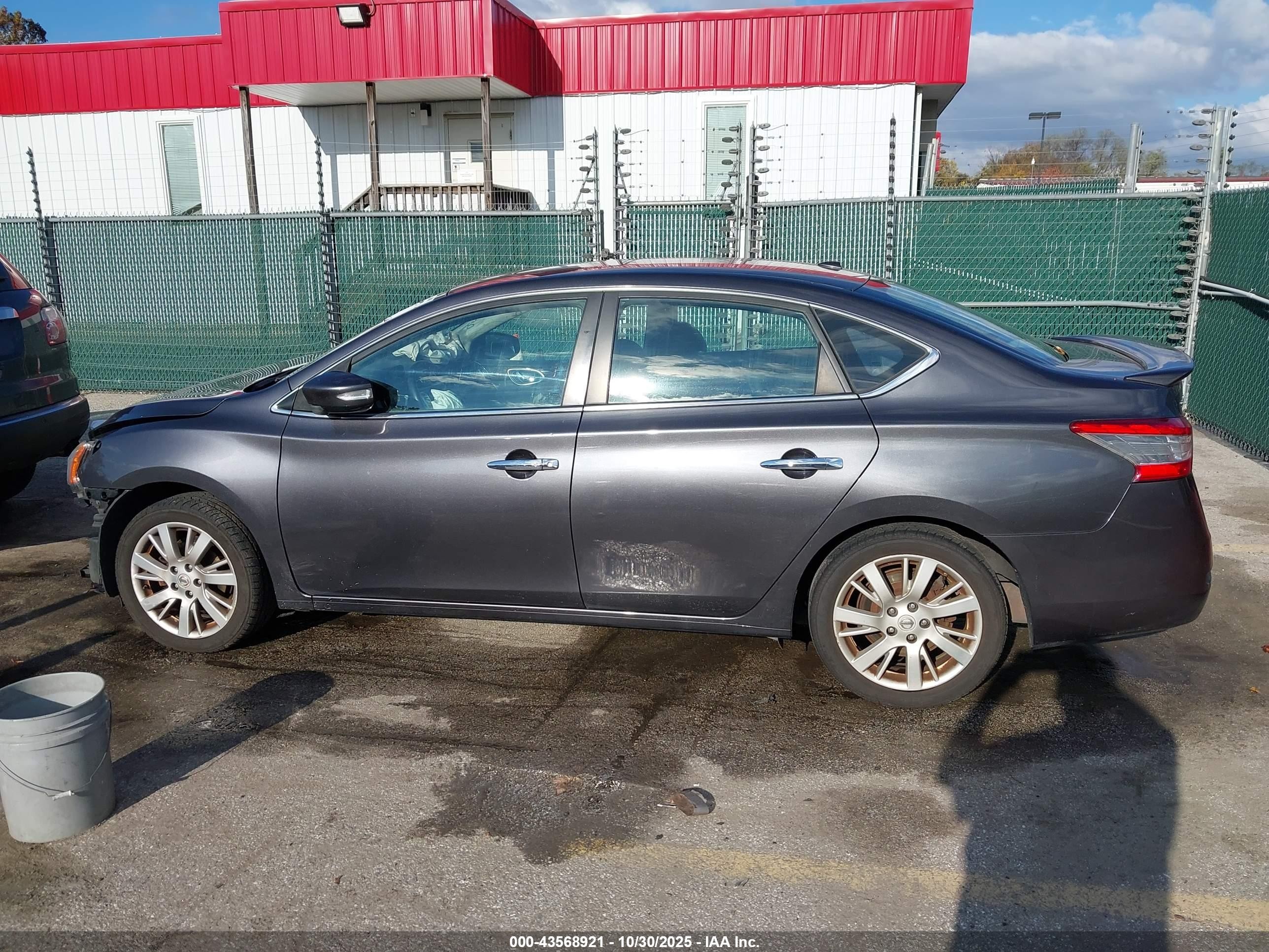 2014 Nissan Sentra Sl Gray vin: 3N1AB7AP3EY324742