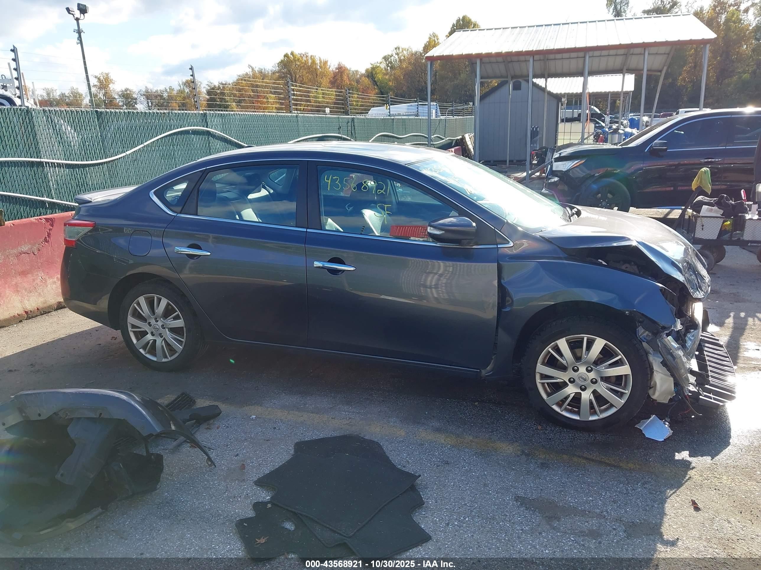 2014 Nissan Sentra Sl Gray vin: 3N1AB7AP3EY324742