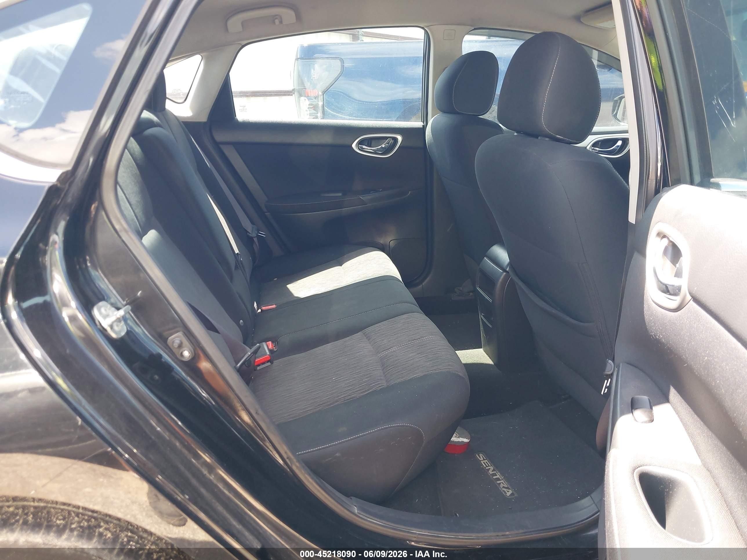 2014 Nissan Sentra Sv Black vin: 3N1AB7AP3EY326894