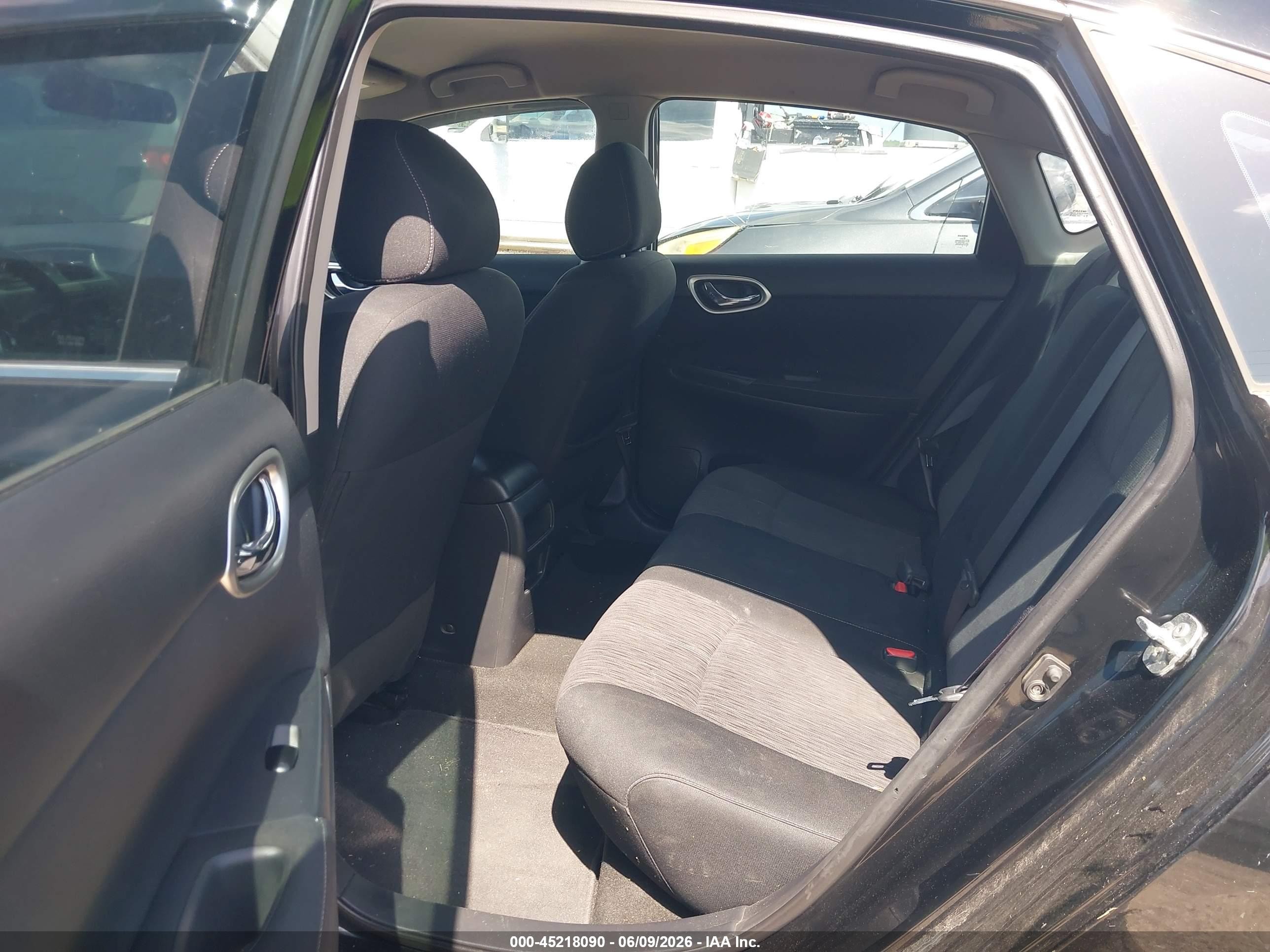2014 Nissan Sentra Sv Black vin: 3N1AB7AP3EY326894