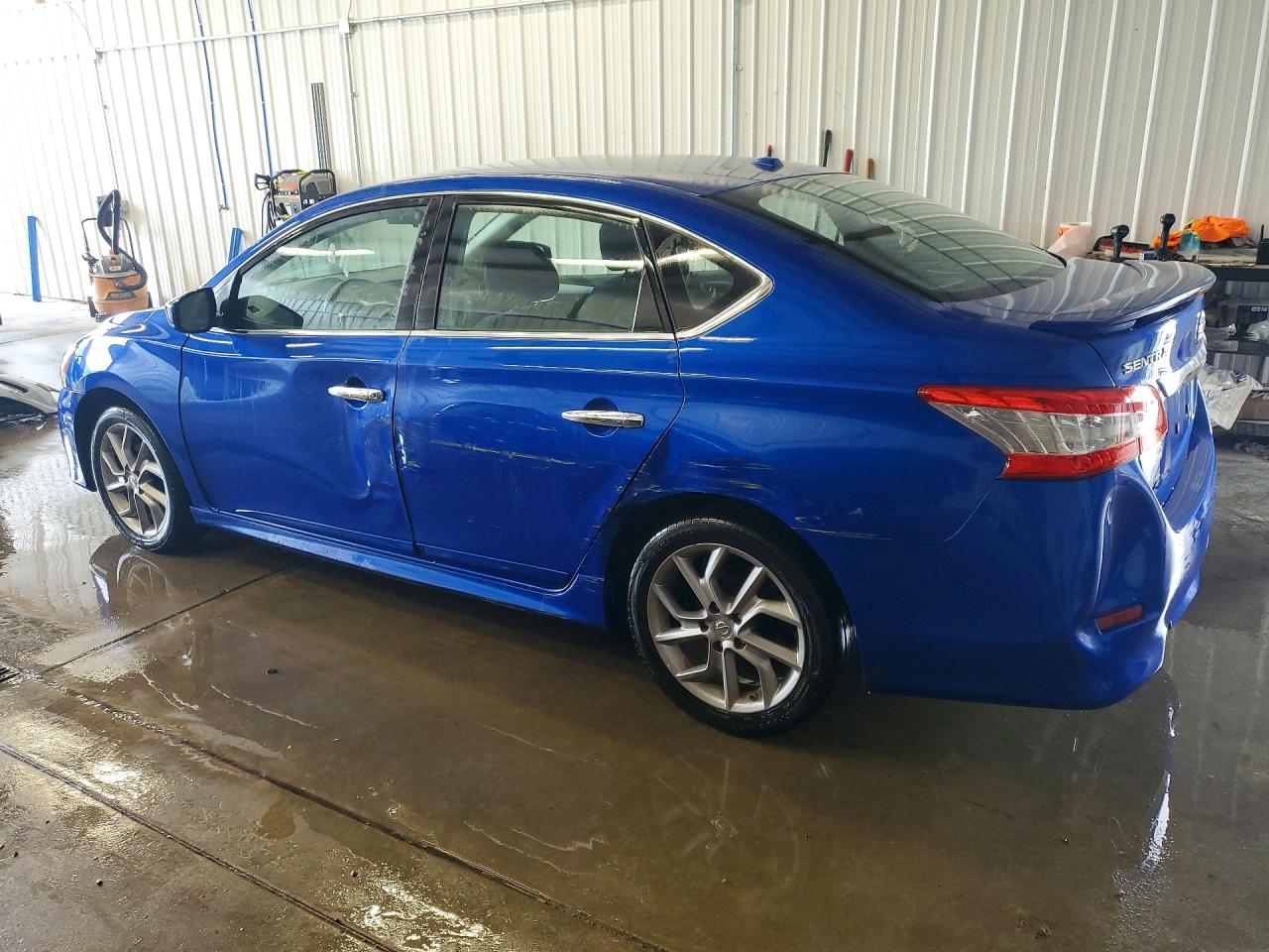 2014 Nissan Sentra Sr Blue vin: 3N1AB7AP3EY327933