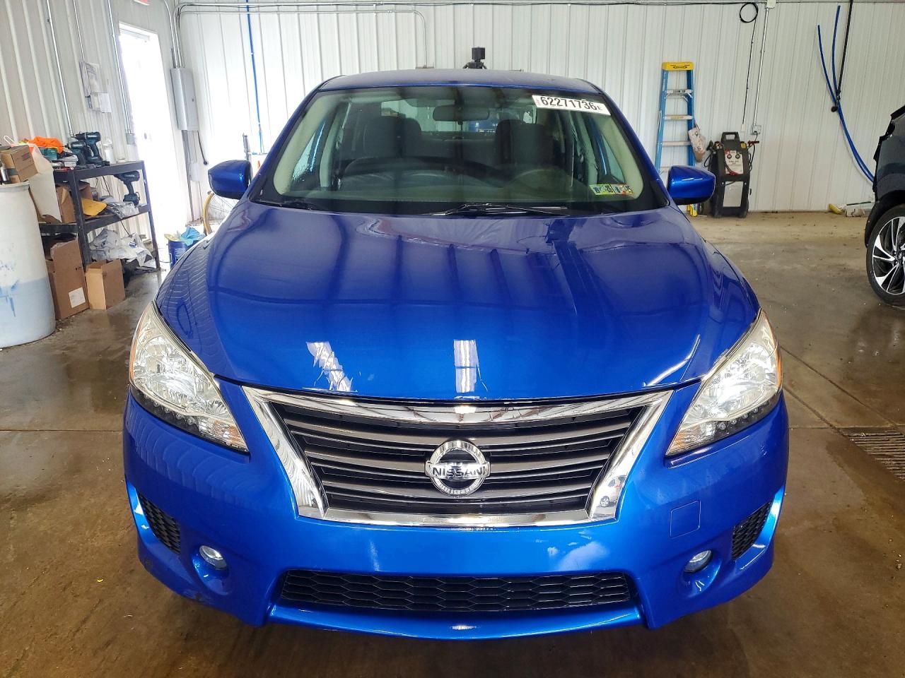 2014 Nissan Sentra Sr Blue vin: 3N1AB7AP3EY327933