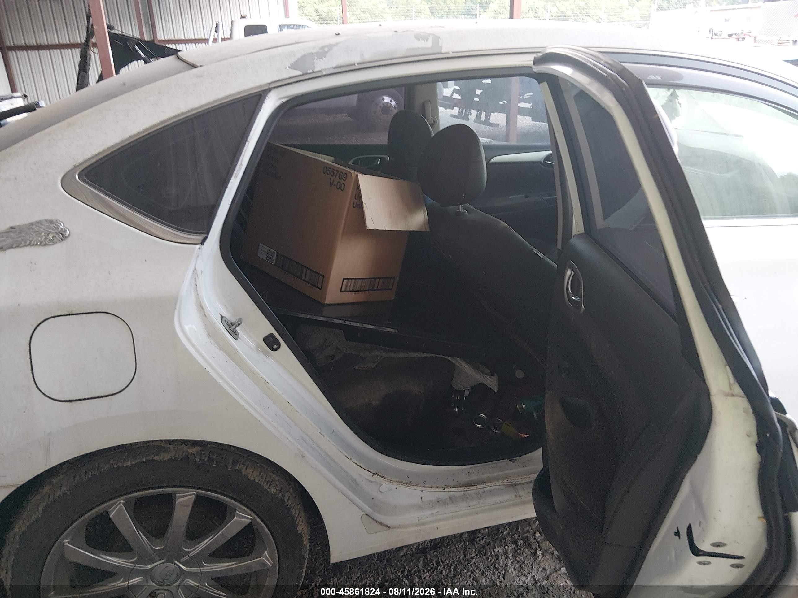 2014 Nissan Sentra S Белый vin: 3N1AB7AP3EY327964