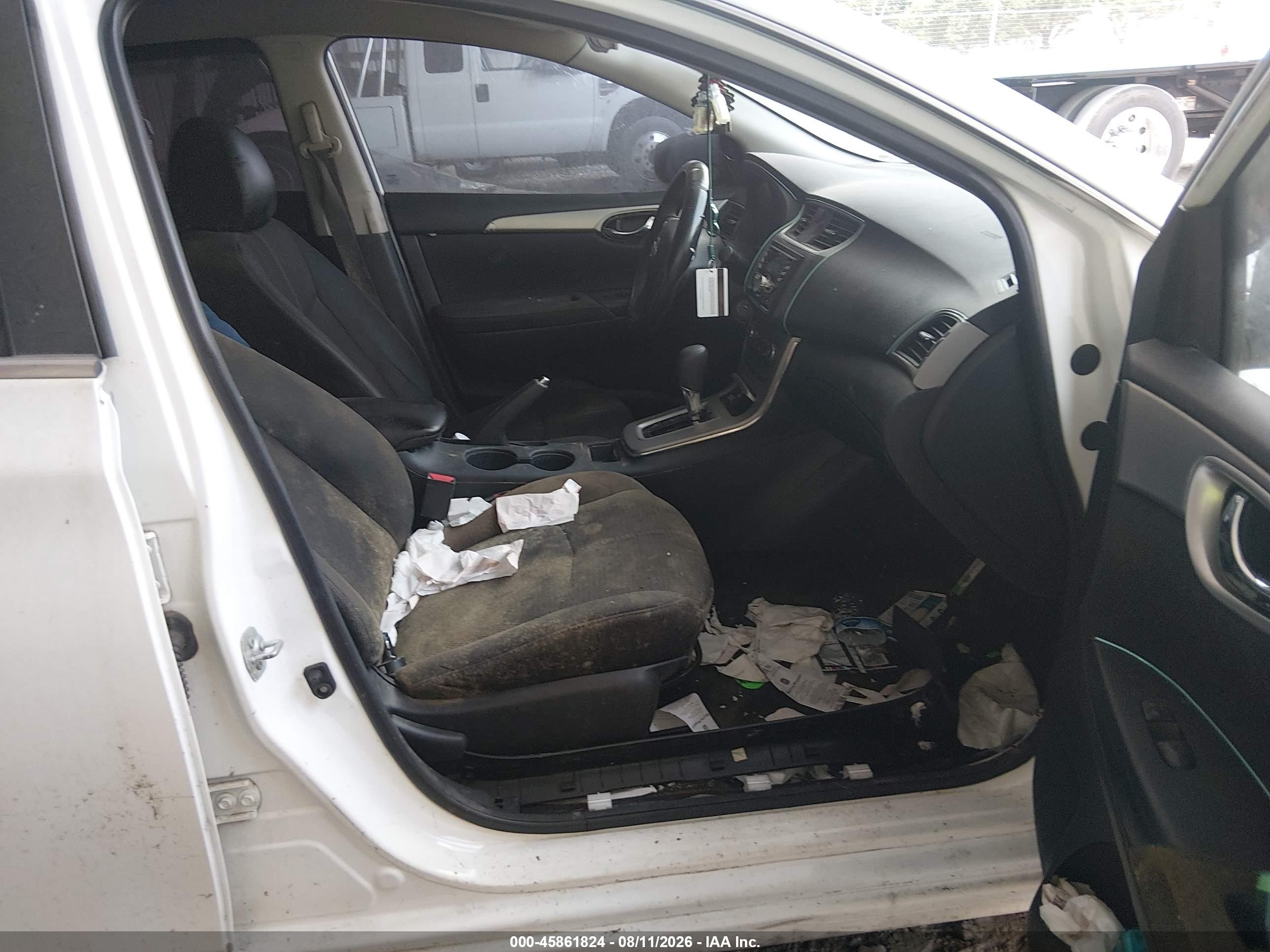 2014 Nissan Sentra S Белый vin: 3N1AB7AP3EY327964