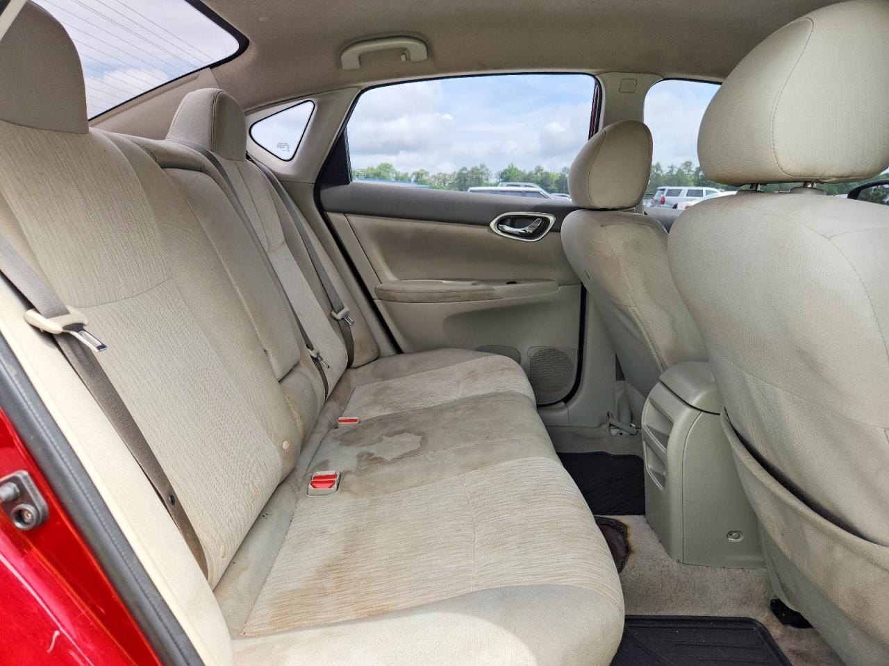 2014 Nissan Sentra Sv Красный vin: 3N1AB7AP3EY331383