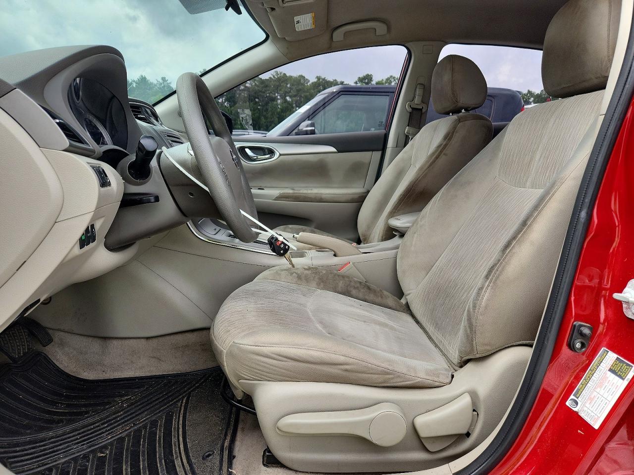 2014 Nissan Sentra Sv Красный vin: 3N1AB7AP3EY331383