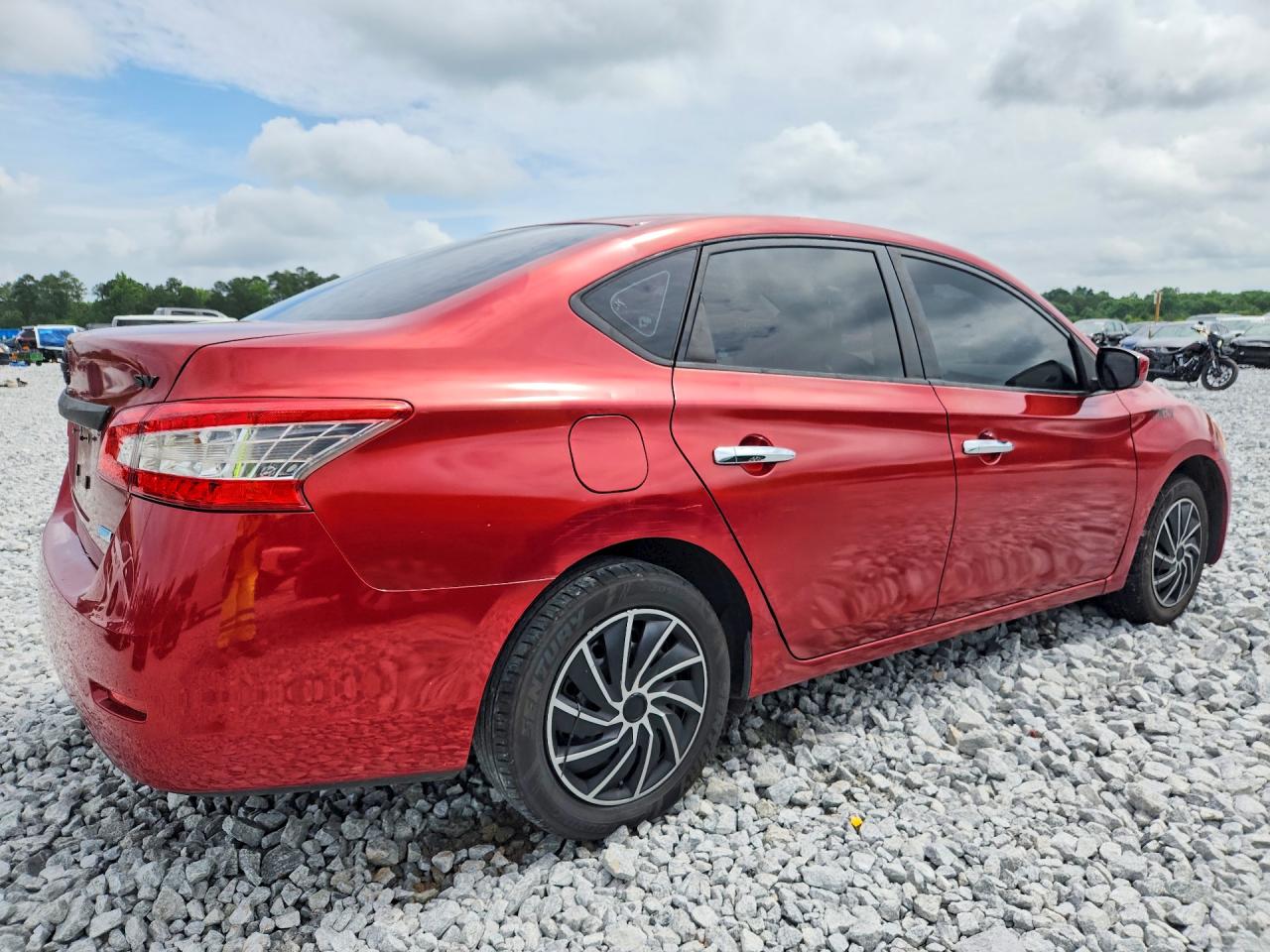 2014 Nissan Sentra Sv Красный vin: 3N1AB7AP3EY331383